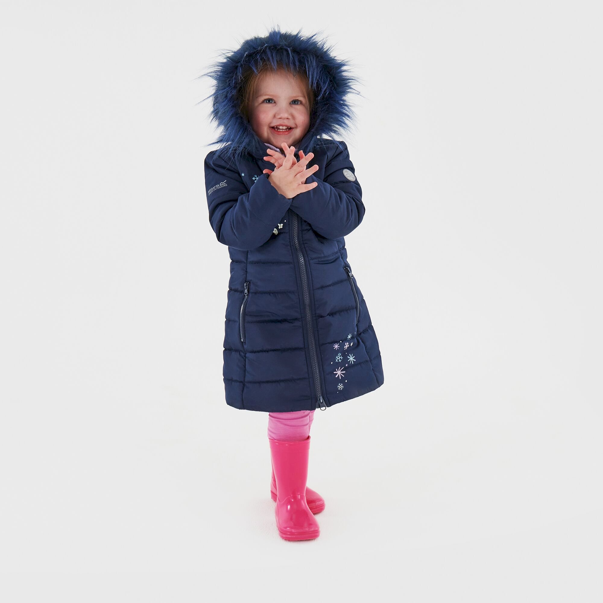 Girls' Peppa Padded Jacket | Navy