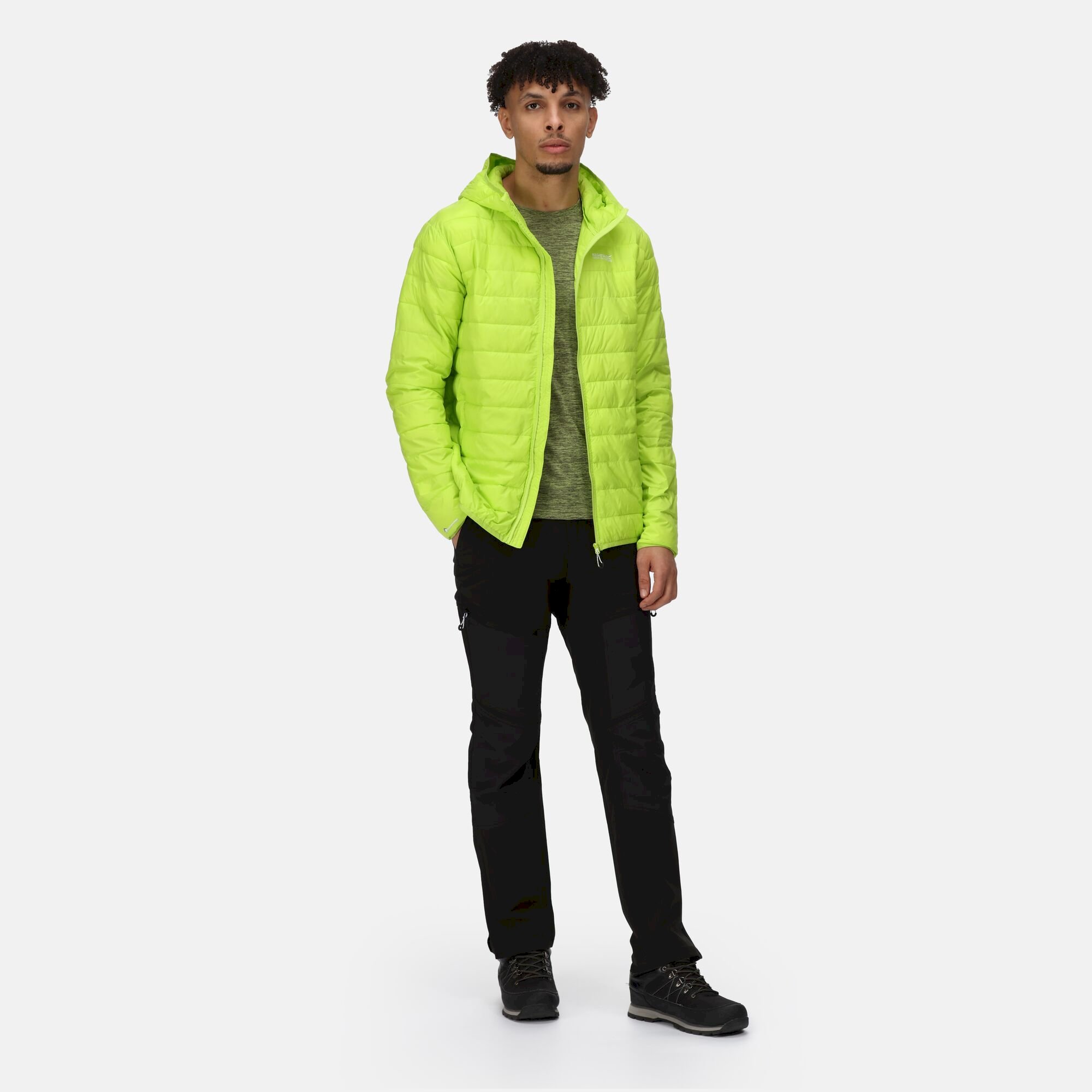 Men's Hooded Hillpack Lightweight Jacket | Bright Kiwi