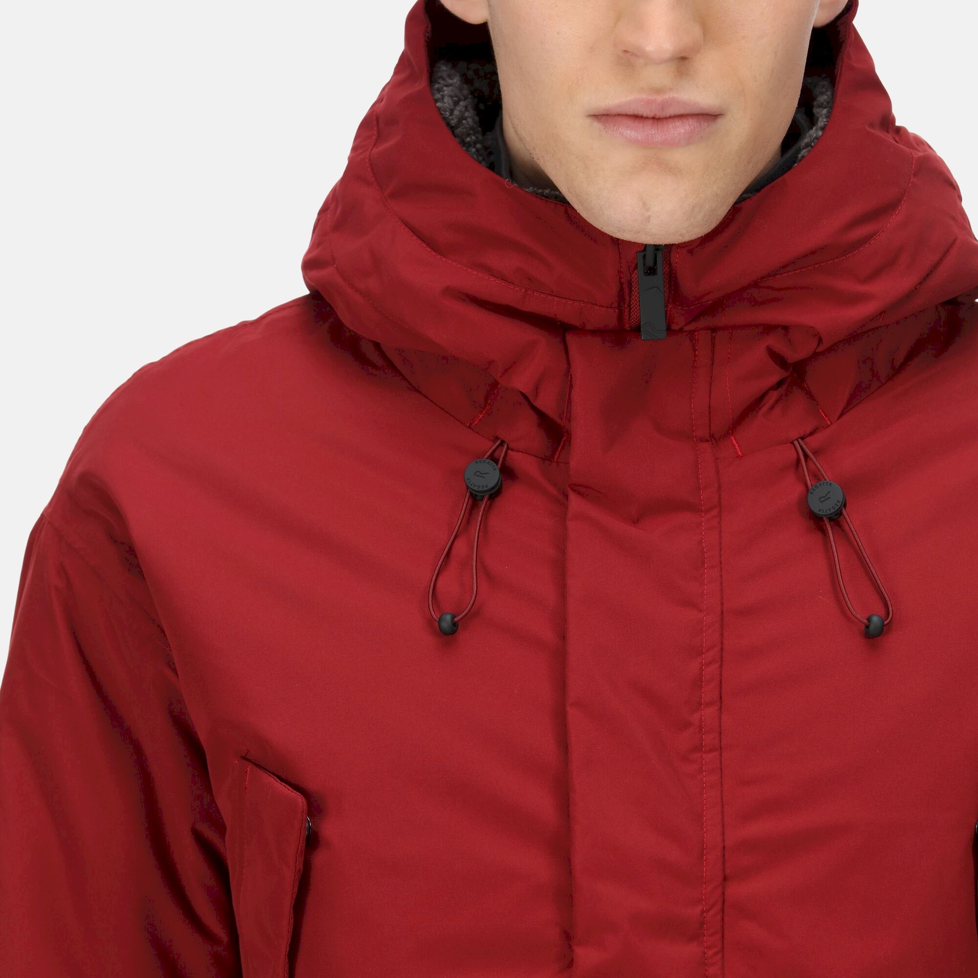 Men's Tavaris Waterproof Parka Jacket | Syrah Red
