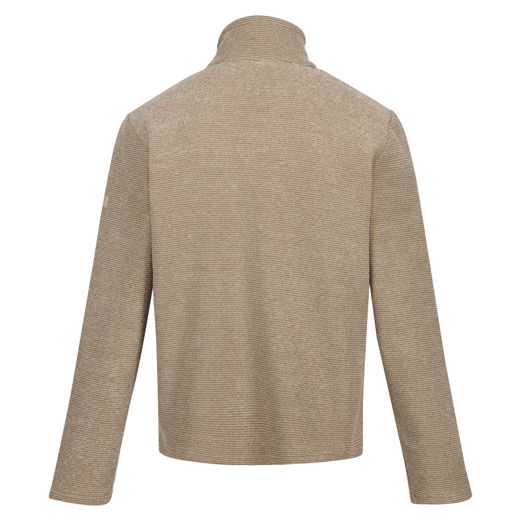 Men's Edley Half Zip Fleece | Gold Sand Linear