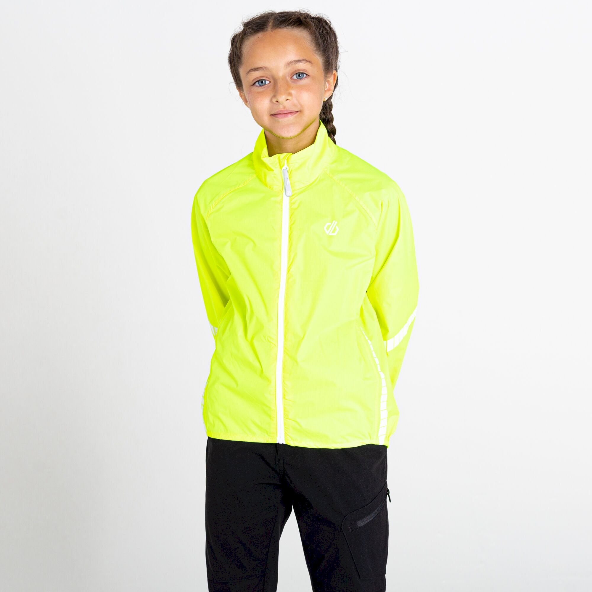 Dare 2b - Kids' Cordial Waterproof Shell Jacket | Fluro Yellow