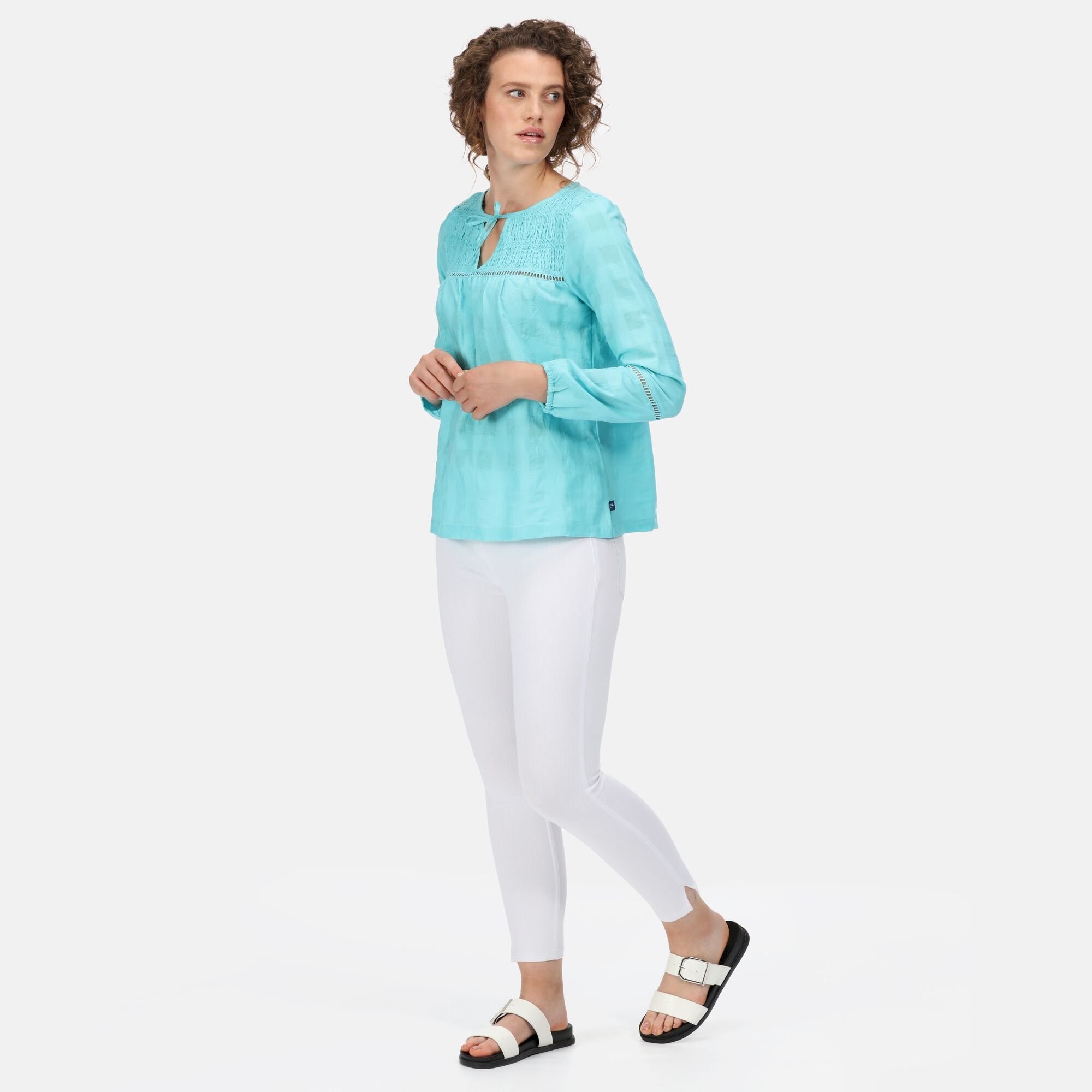 Women's Calluna Sheared Detail Top | Seascape