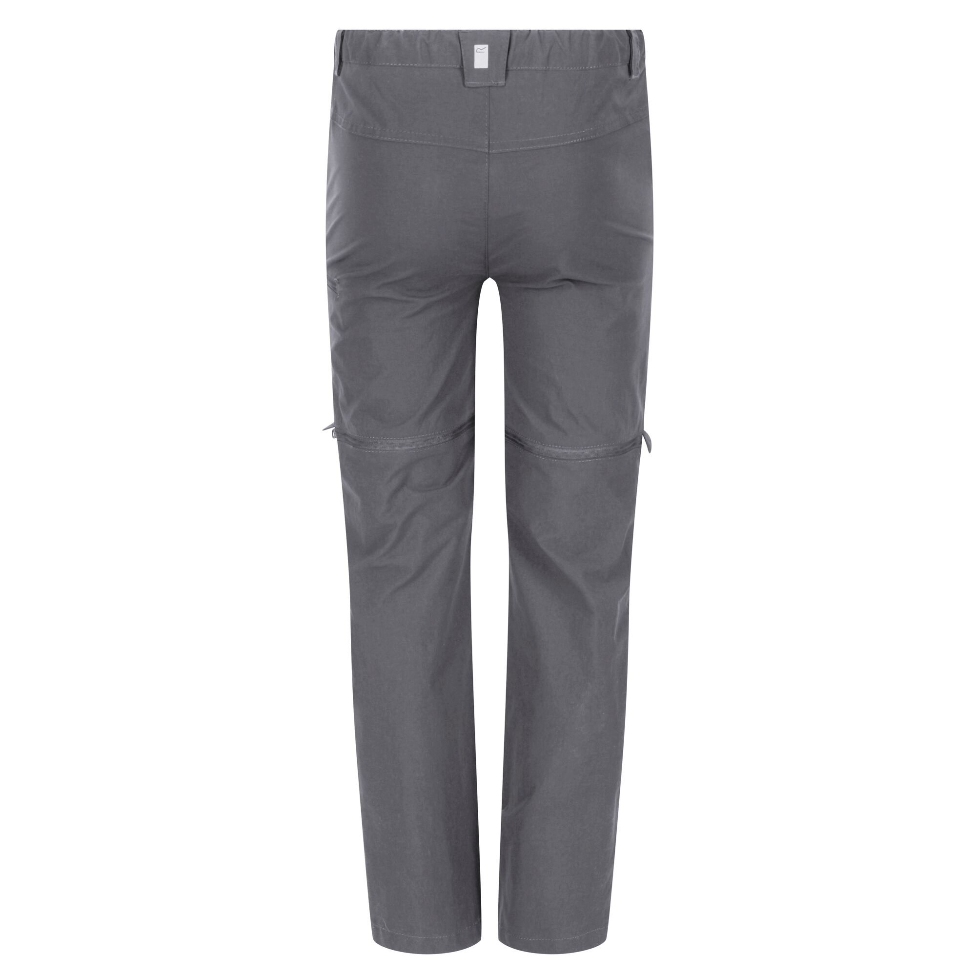 Kids' Highton Stretch Zip Off Walking Trousers | Seal Grey
