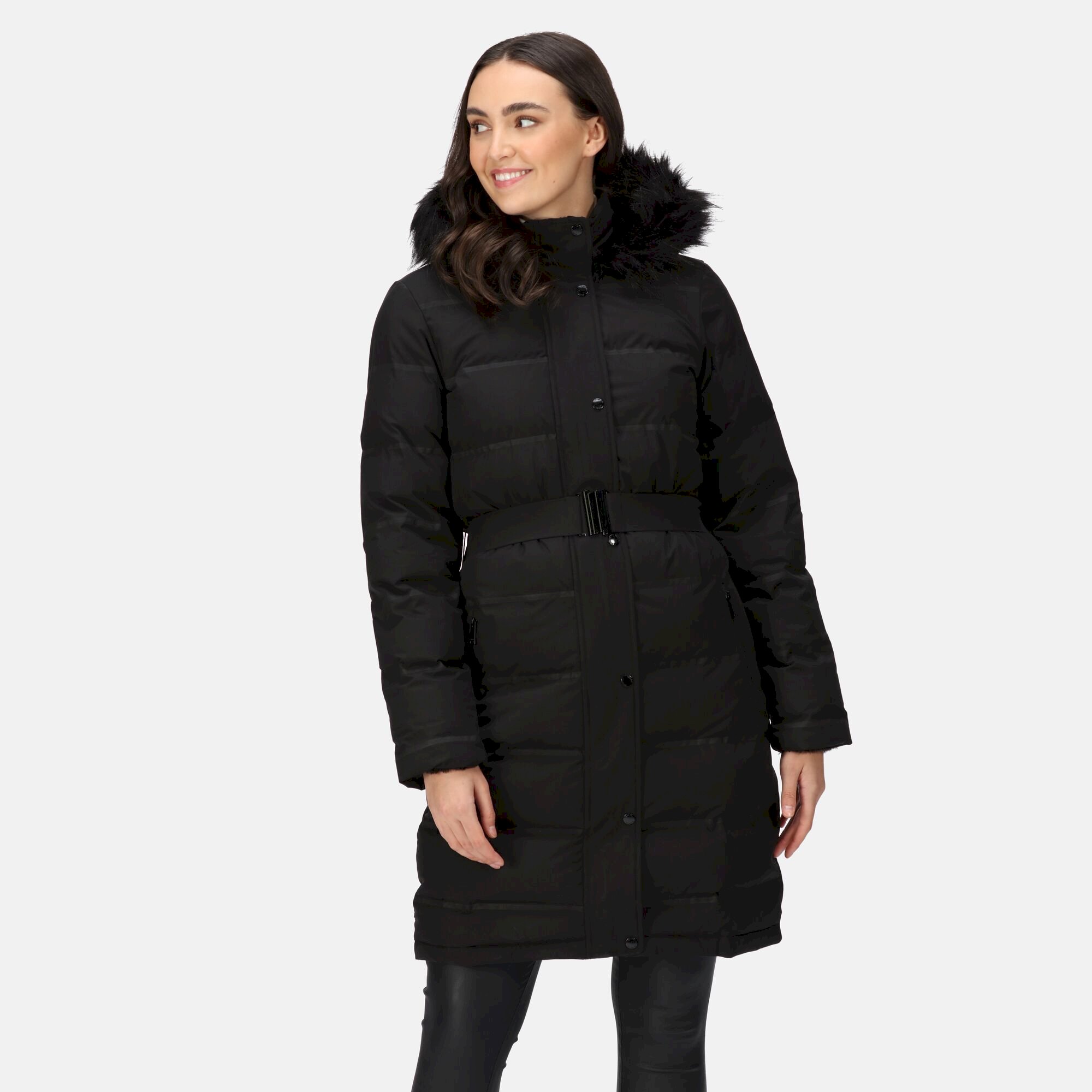 Giovanna Fletcher Collection - Daleyza Thermal Parka Jacket | Black