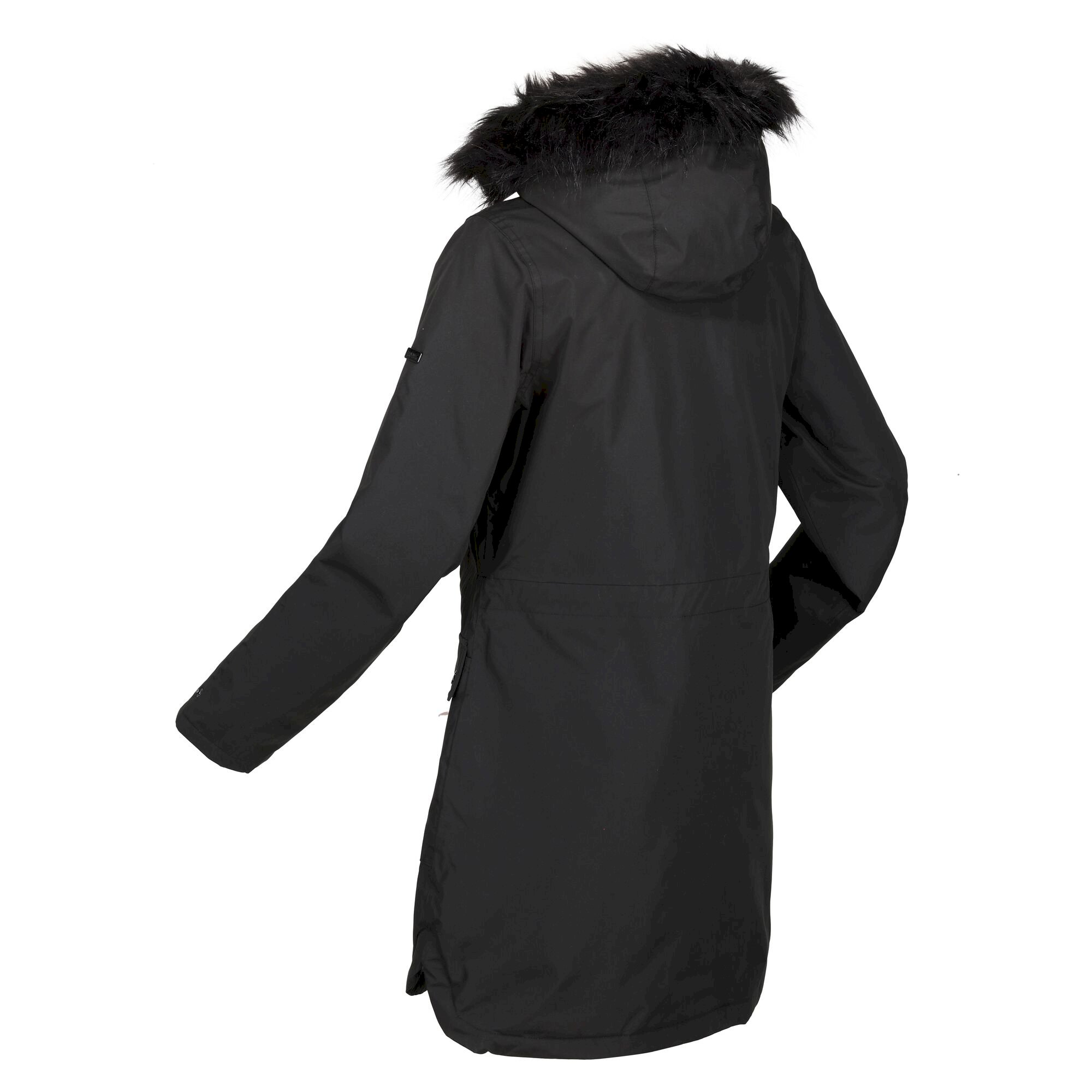 Women's Sabinka Fur Trim Parka Jacket | Black