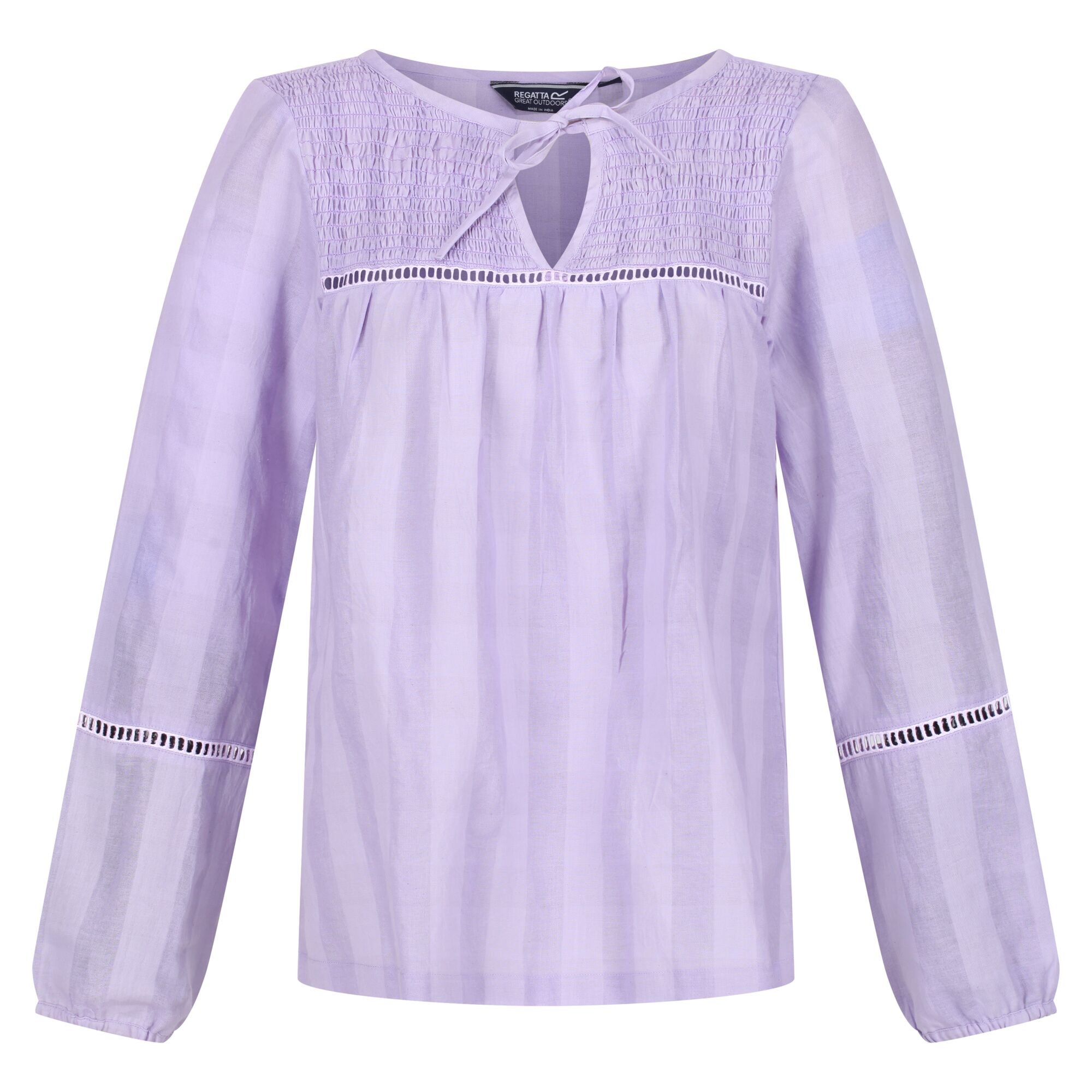 Women's Calluna Sheared Detail Top | Pastel Lilac