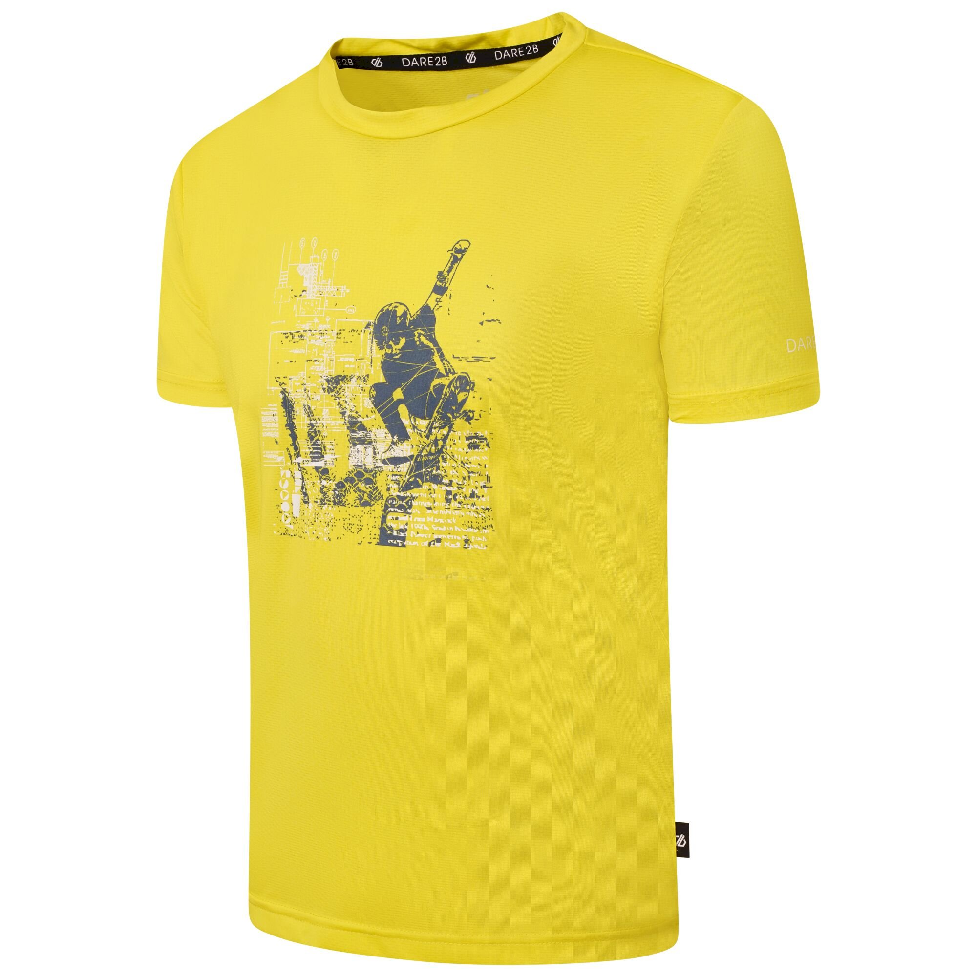 Dare 2b - Kids' Rightful Recycled Graphic Tee | Neon Spring