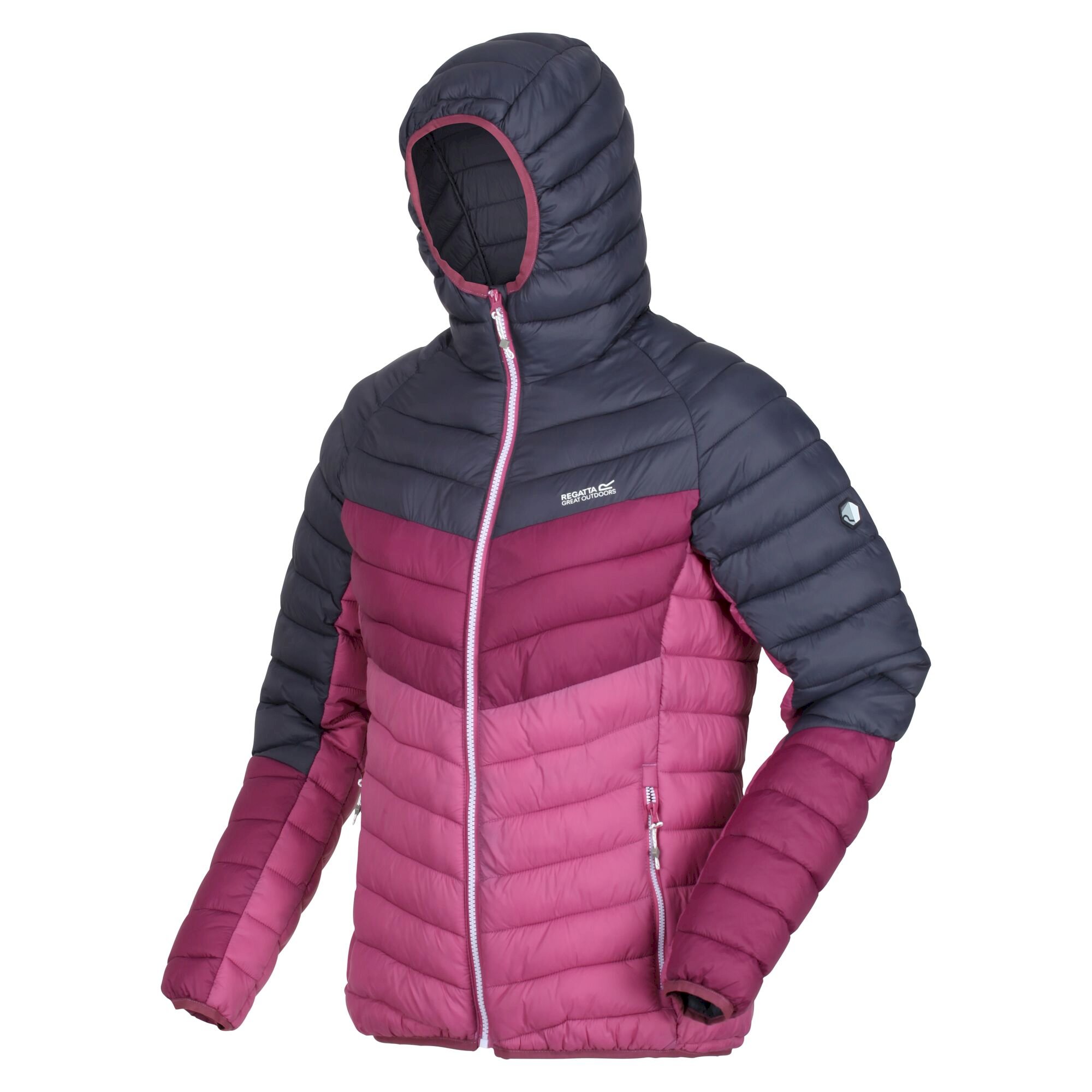 Women's Harrock Lightweight Puffer Jacket | Seal Grey Amaranth Haze Violet