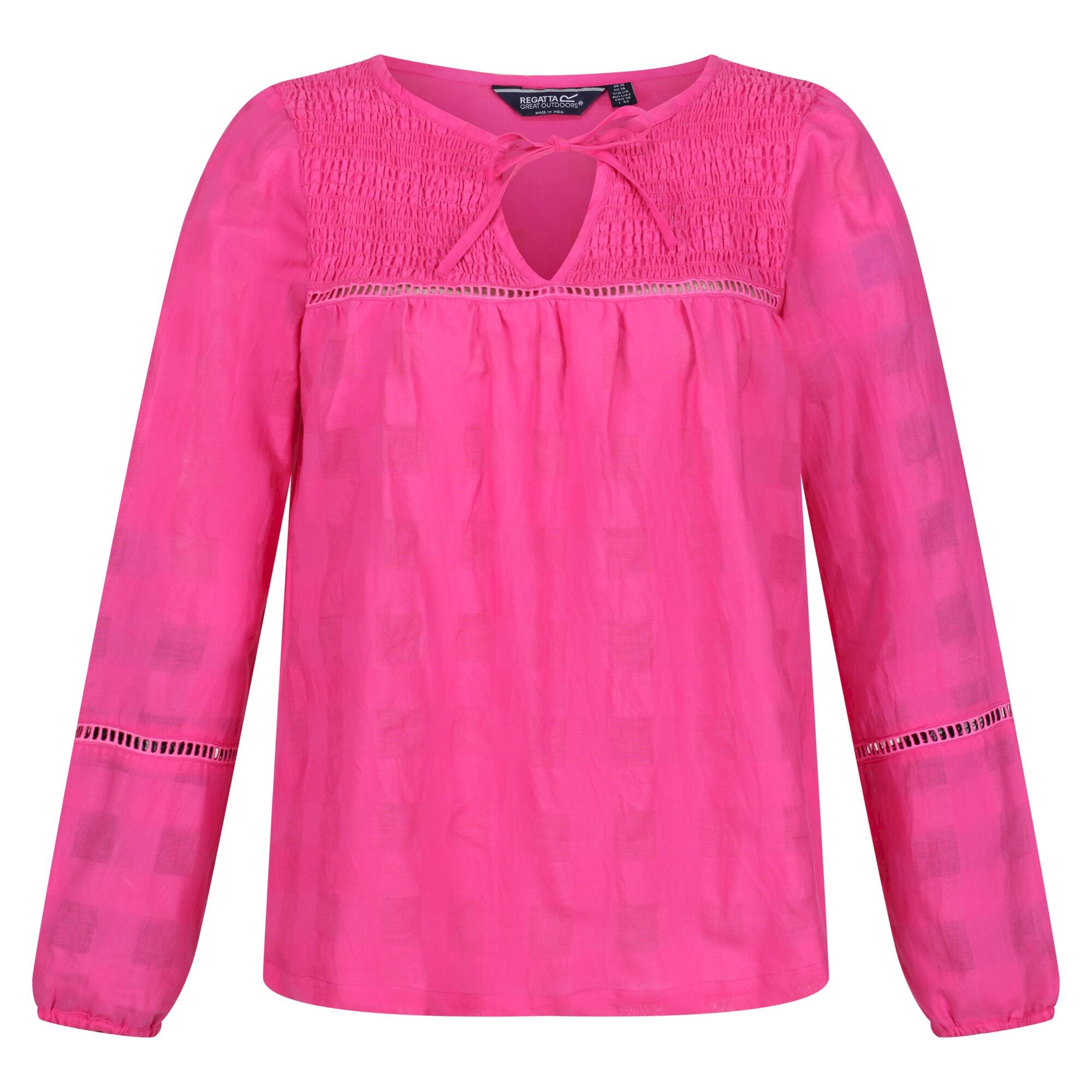 Women's Calluna Sheared Detail Top | Pink Fusion