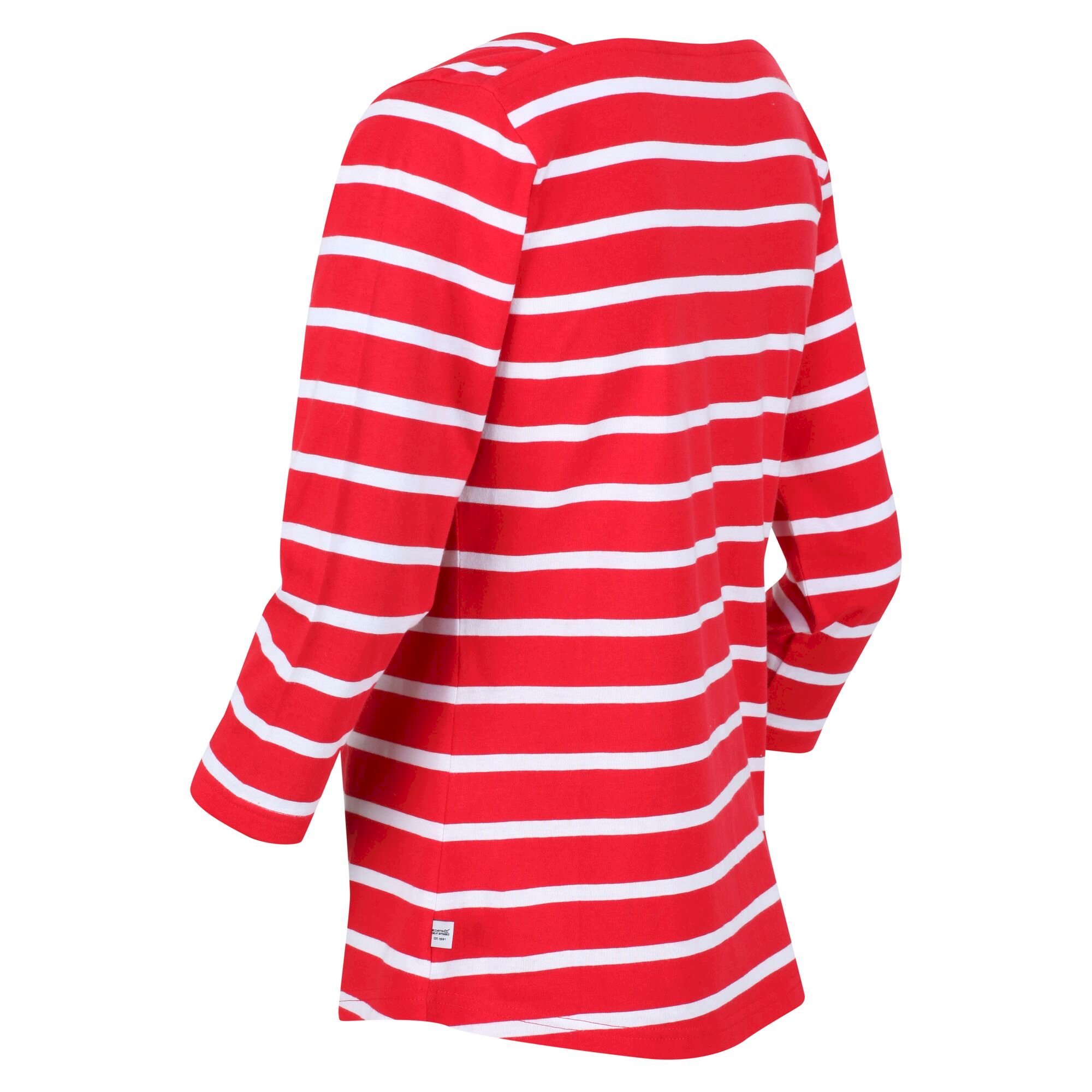 Women's Polexia Square Neck Top | True Red White Stripe