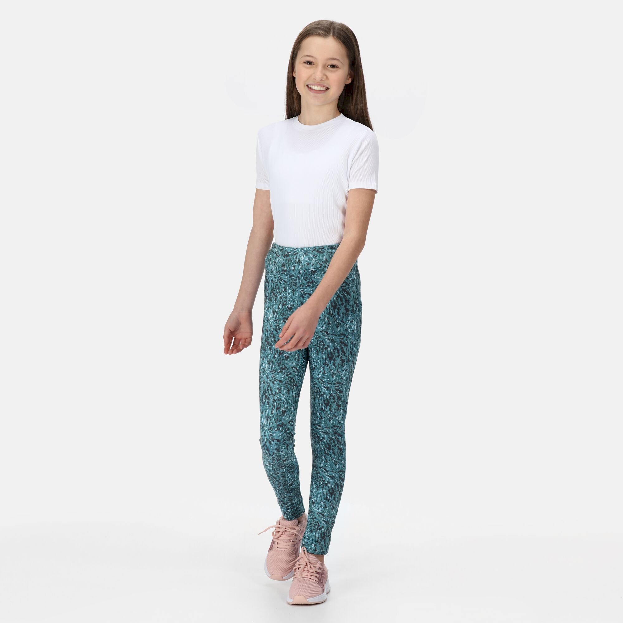 Kids' Barlia Winter Leggings | Pagoda Blue Print