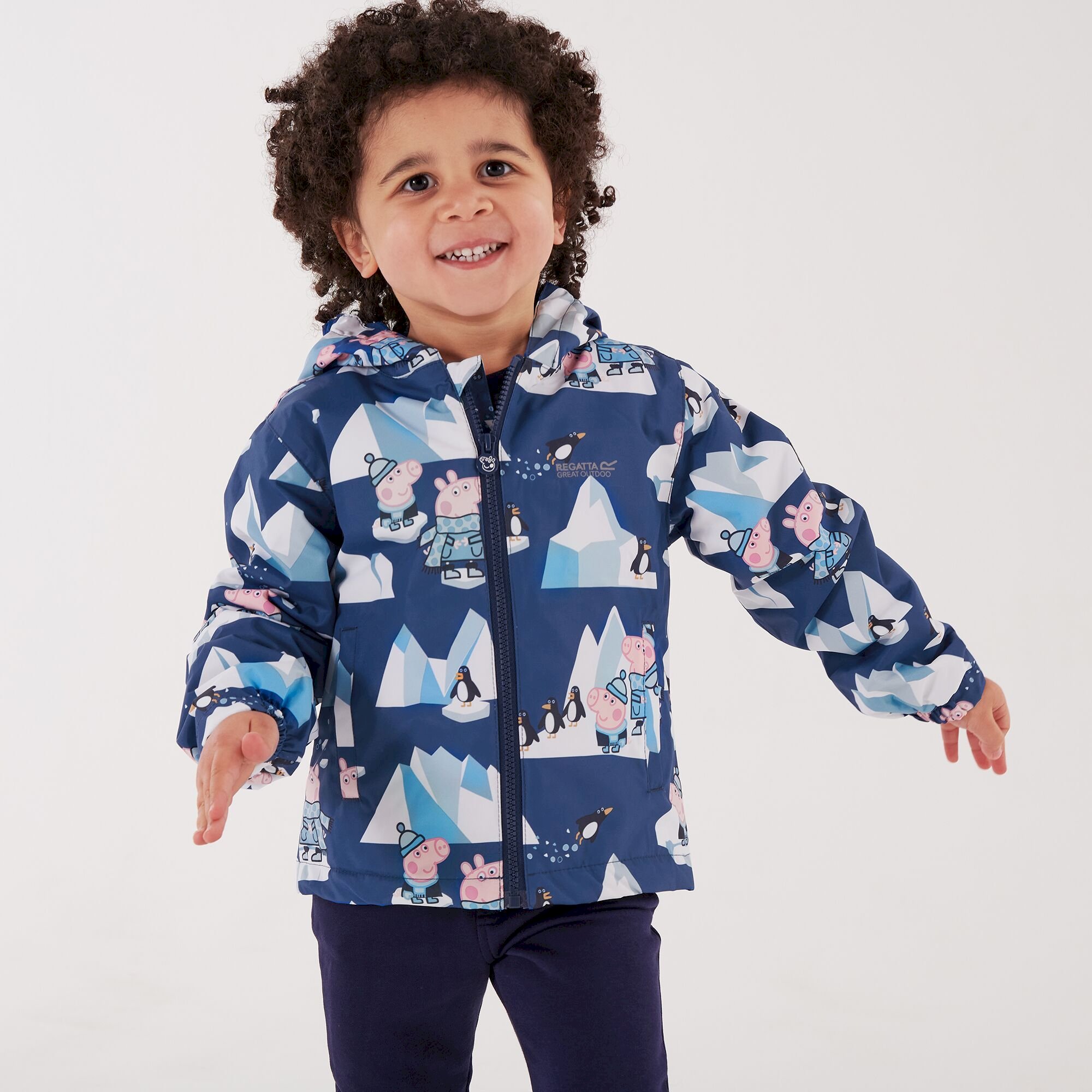 Peppa Pig Padded Muddy Puddle Jacket | Space Blue