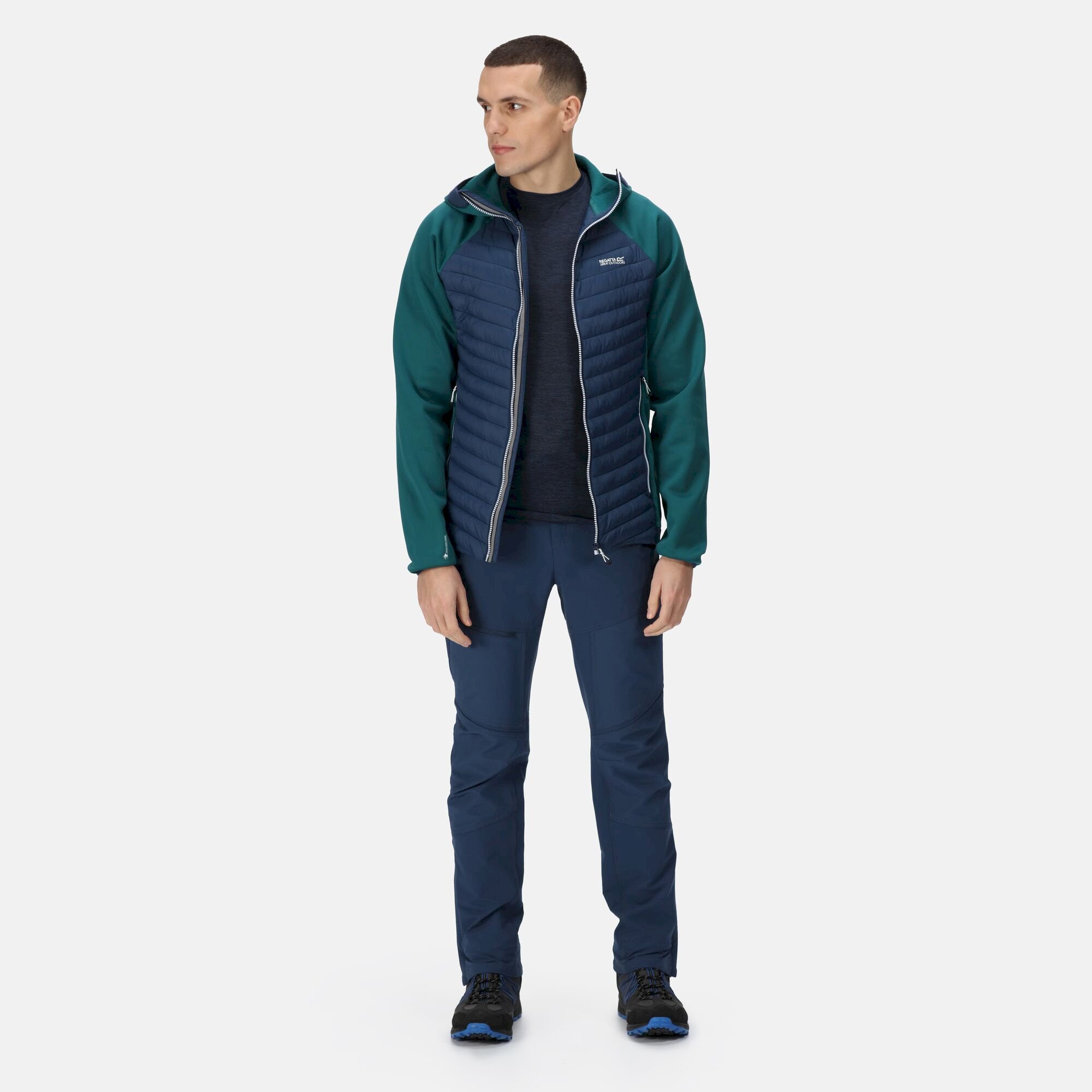 Men's Andreson VII Hybrid Lightweight Jacket | Admiral Blue Pacific Green