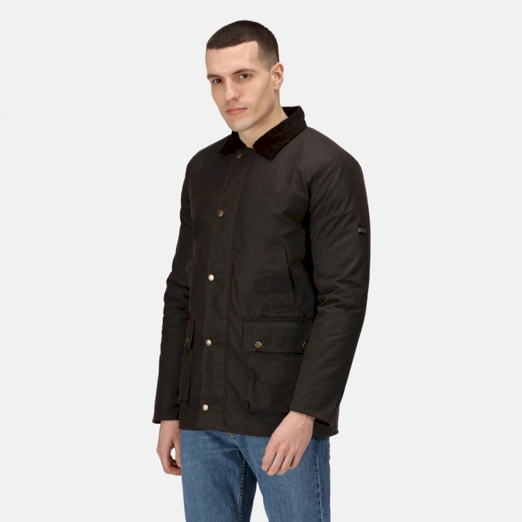 Men's Pensford Wax Jacket | Brown