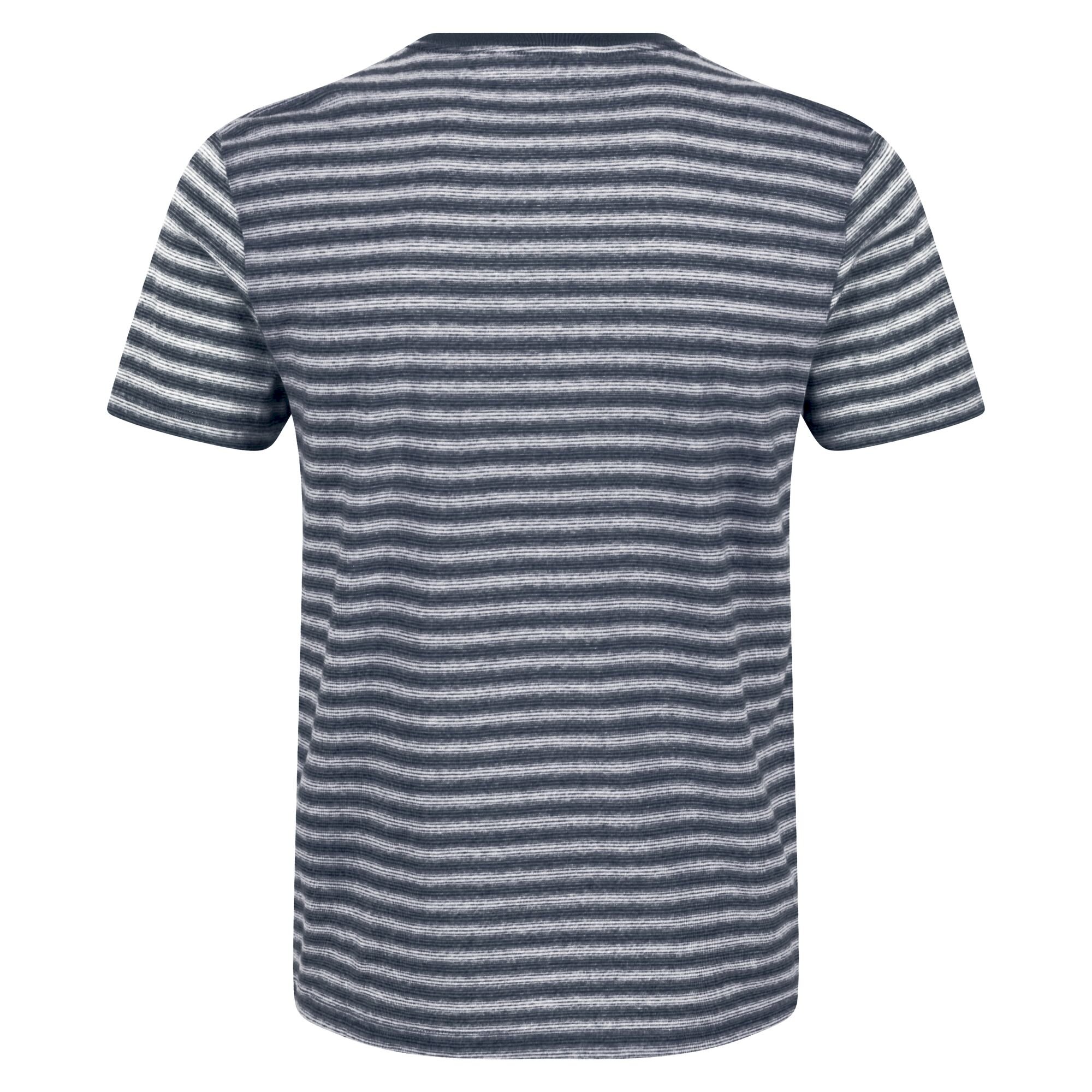 Men's Brayden Stripe T-Shirt | Navy Mini Stripe