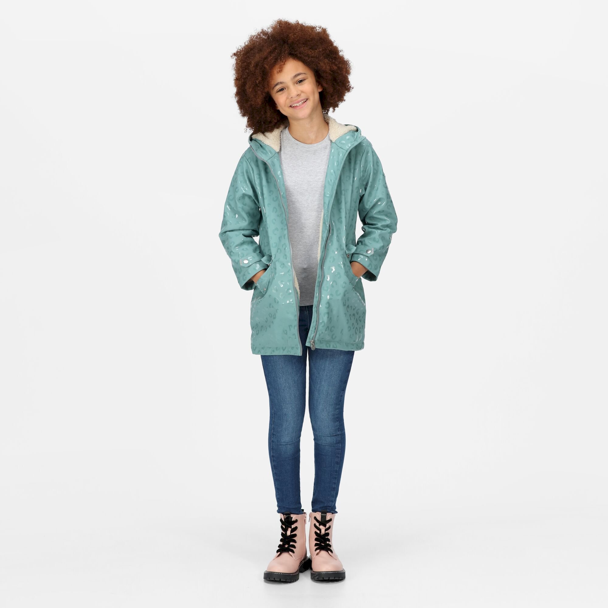 Kids' Brynlee Waterproof Jacket | Mineral Blue