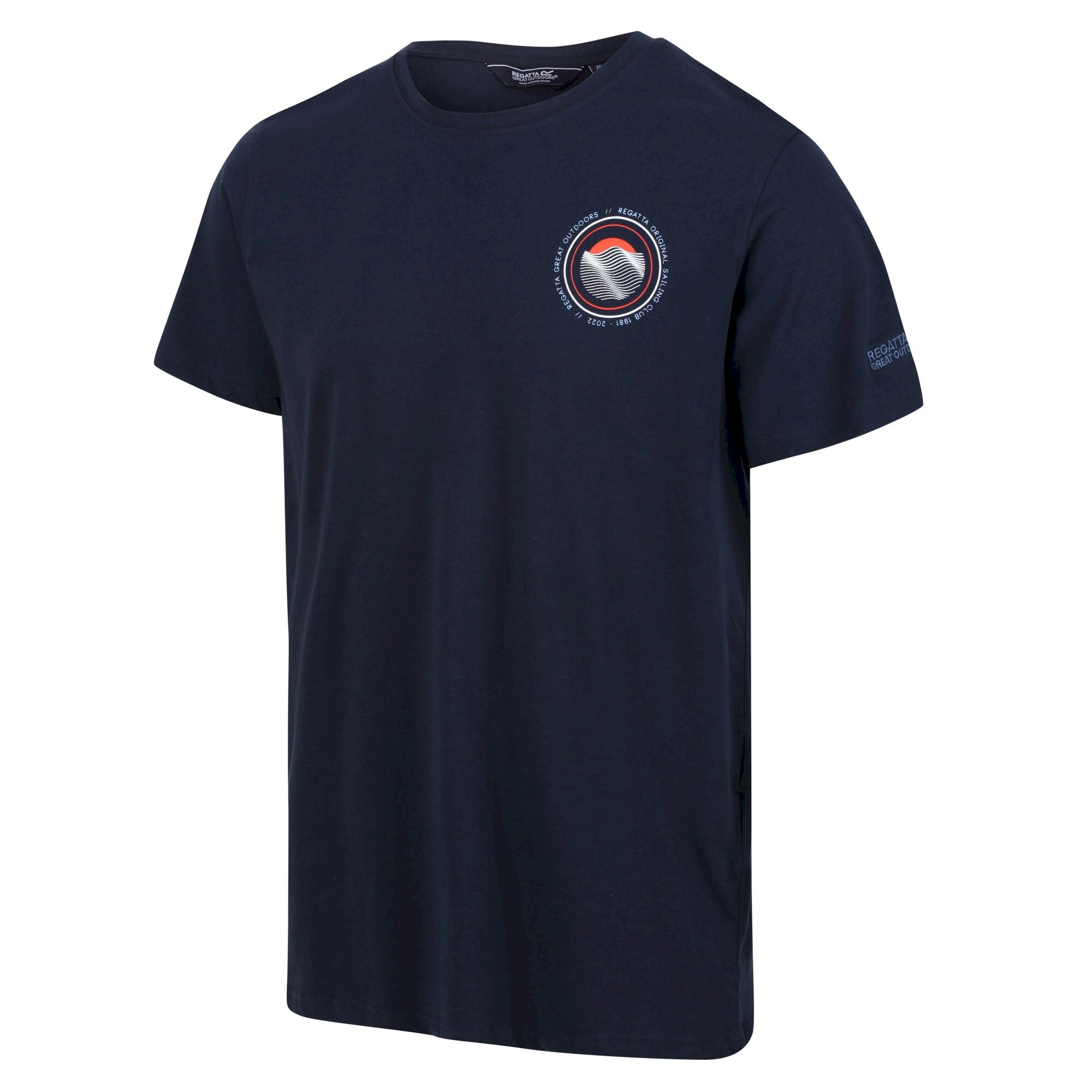 Men's Cline VI Cotton T-Shirt | Navy