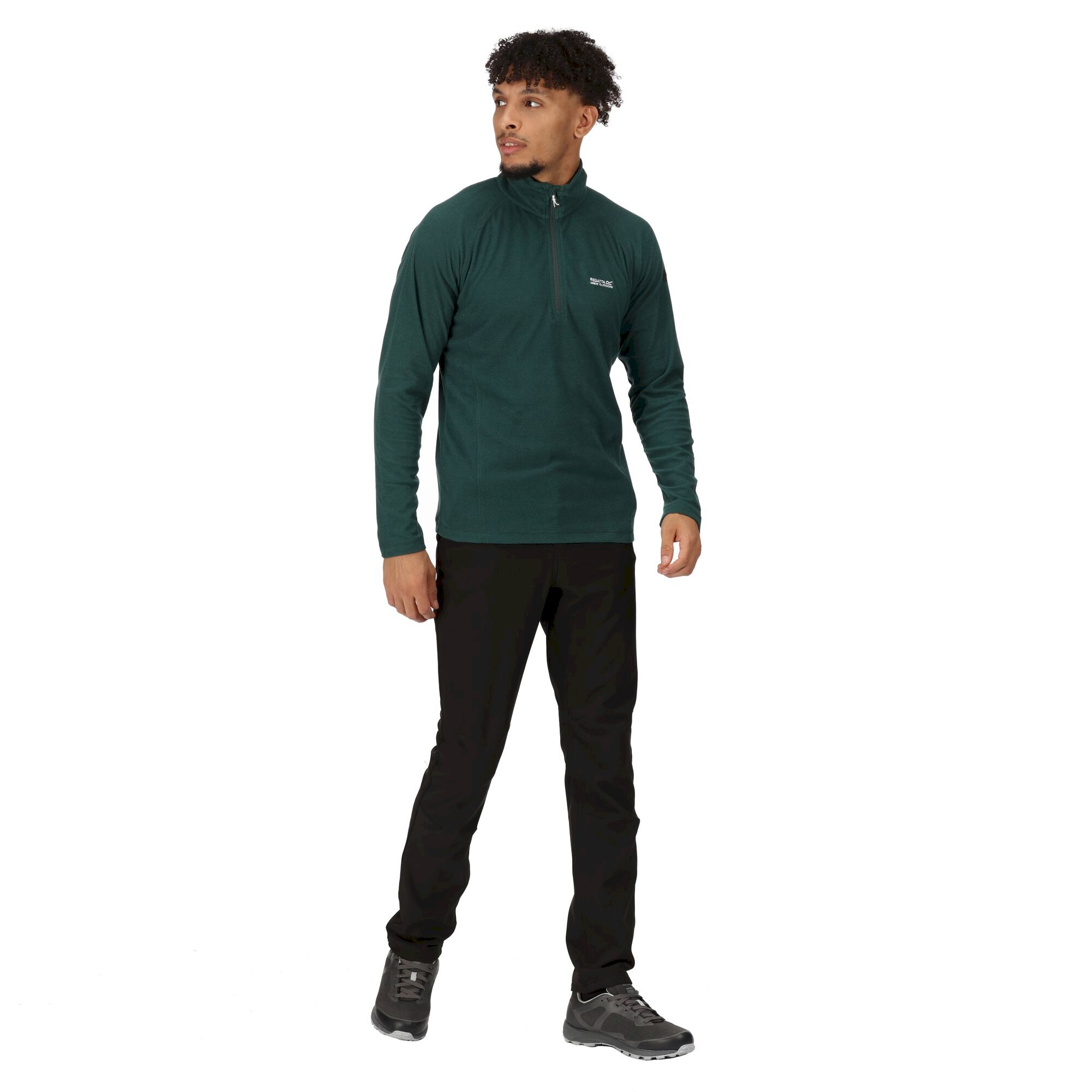 Men's Montes Lightweight Half Zip Fleece | Sea Moss