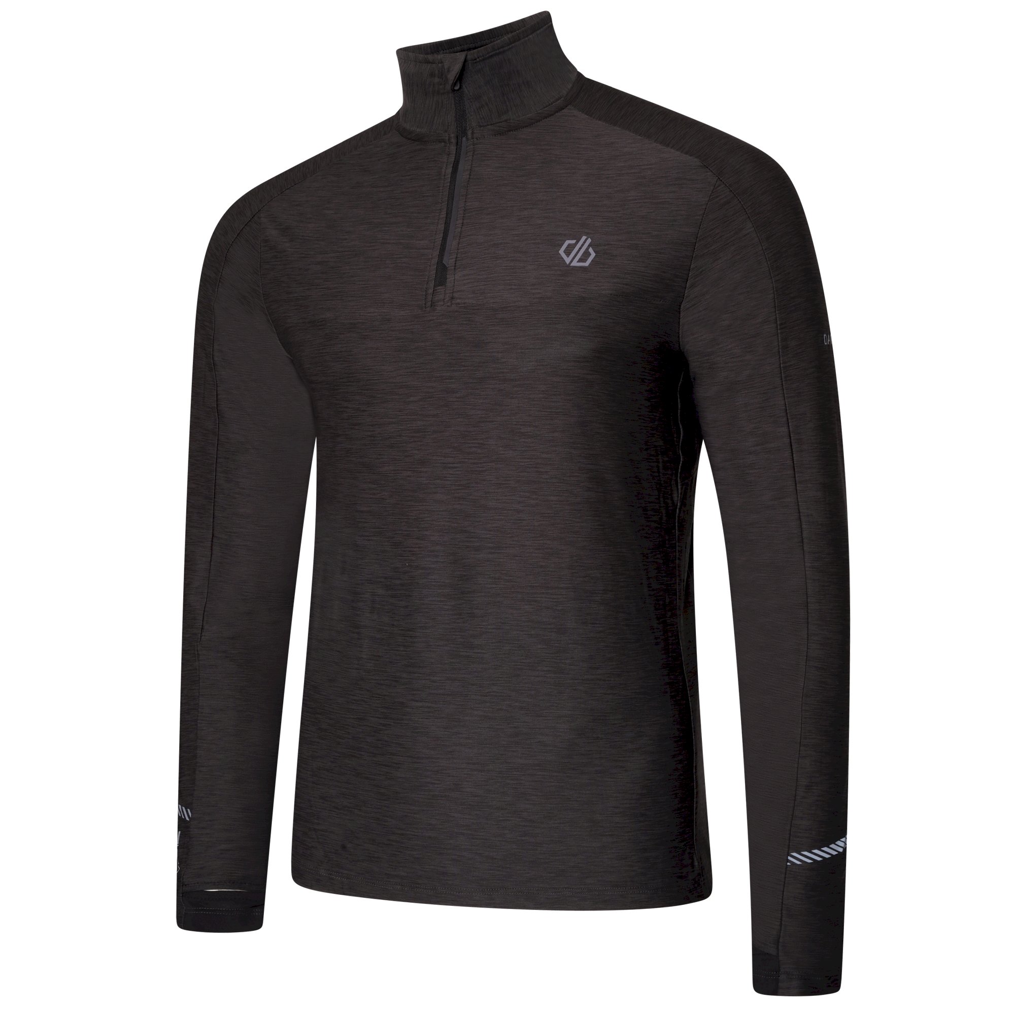 Dare 2b - Men's Power Up II Lightweight Jersey | Black Marl