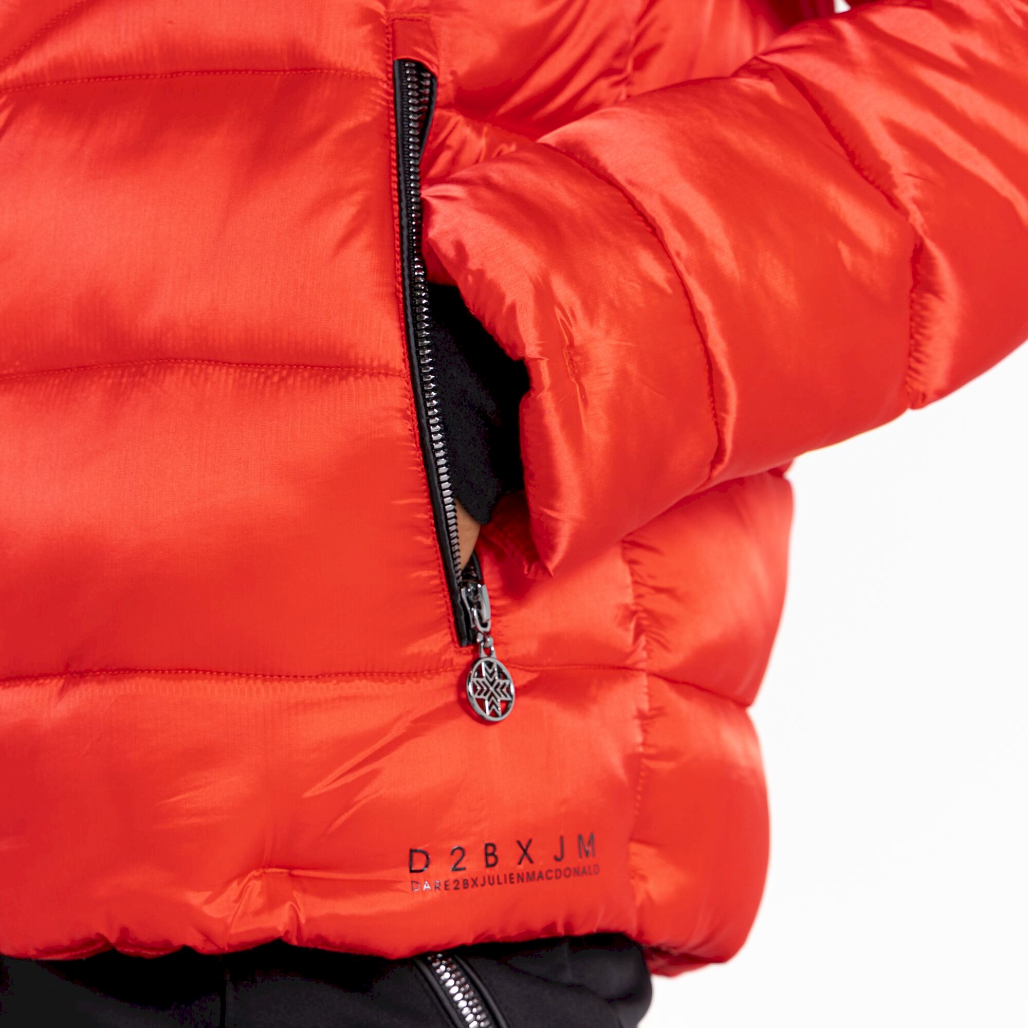 Dare 2b - Women's Suppression Padded Jacket | Volcanic Red Shine