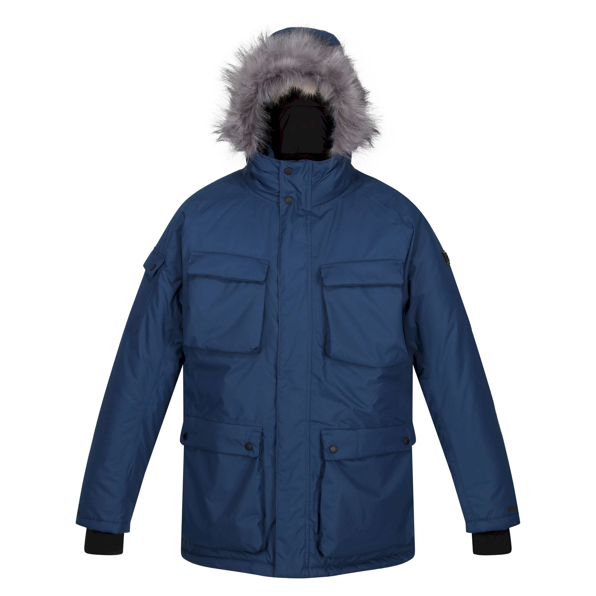 Men's Aziel Waterproof Heated Parka Jacket | Dark Denim