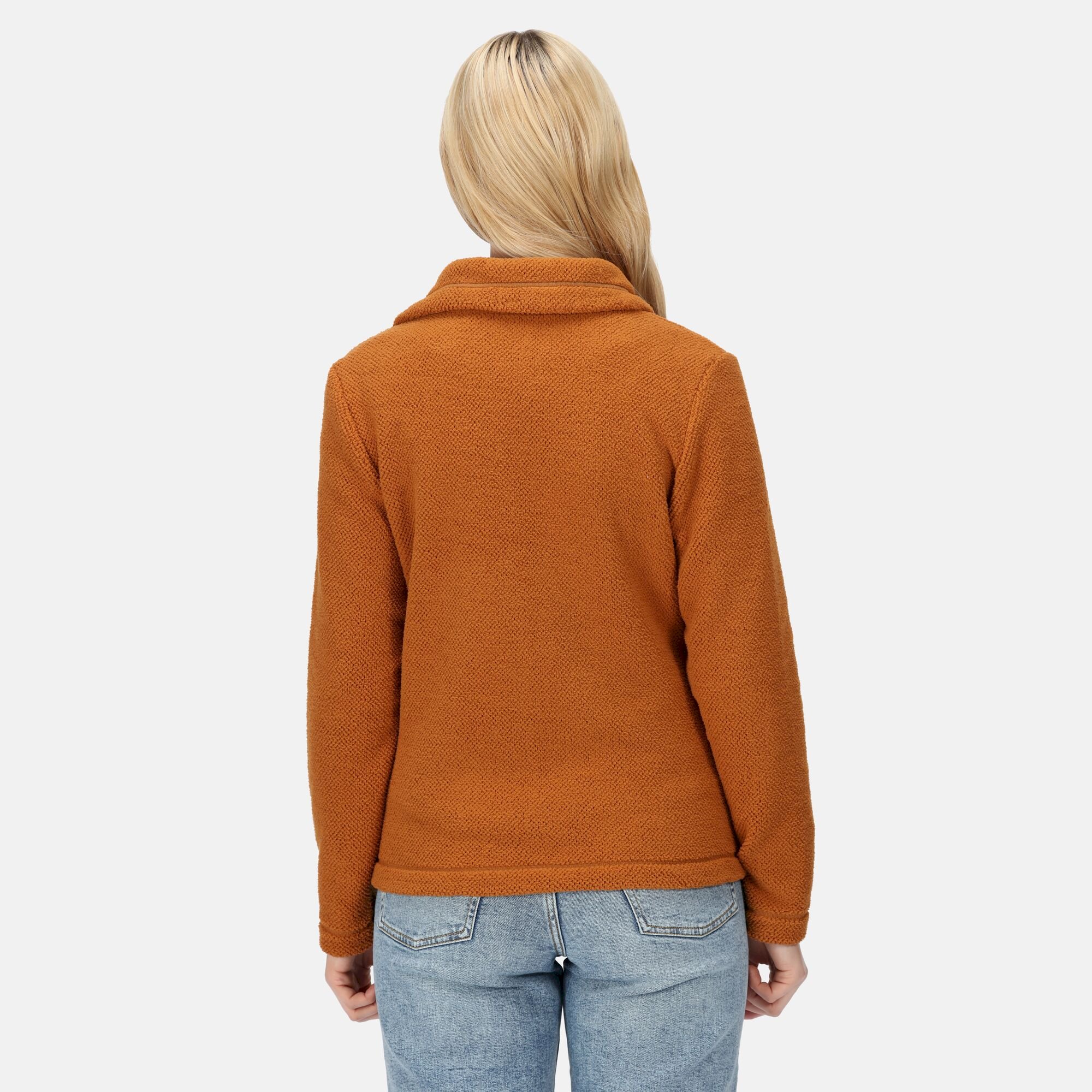 Women's Kizmitt Full Zip Jumper | Copper Almond Fluffy