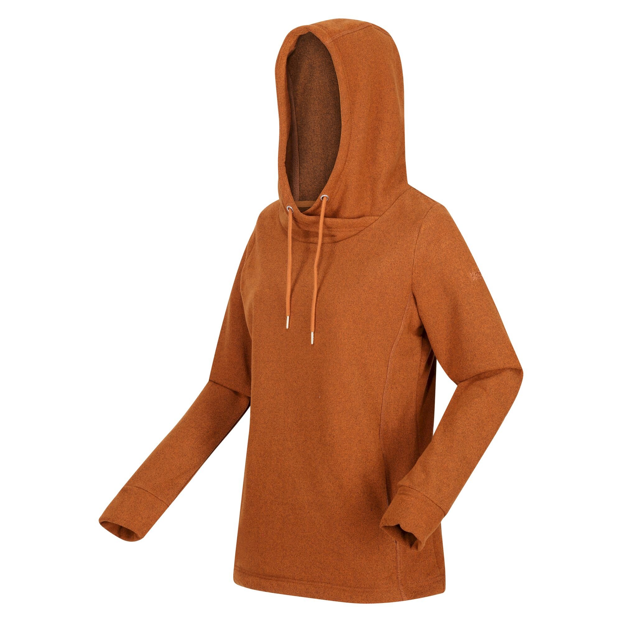 Women's Kizmit II Hooded Marl Fleece | Copper Almond Two Tone