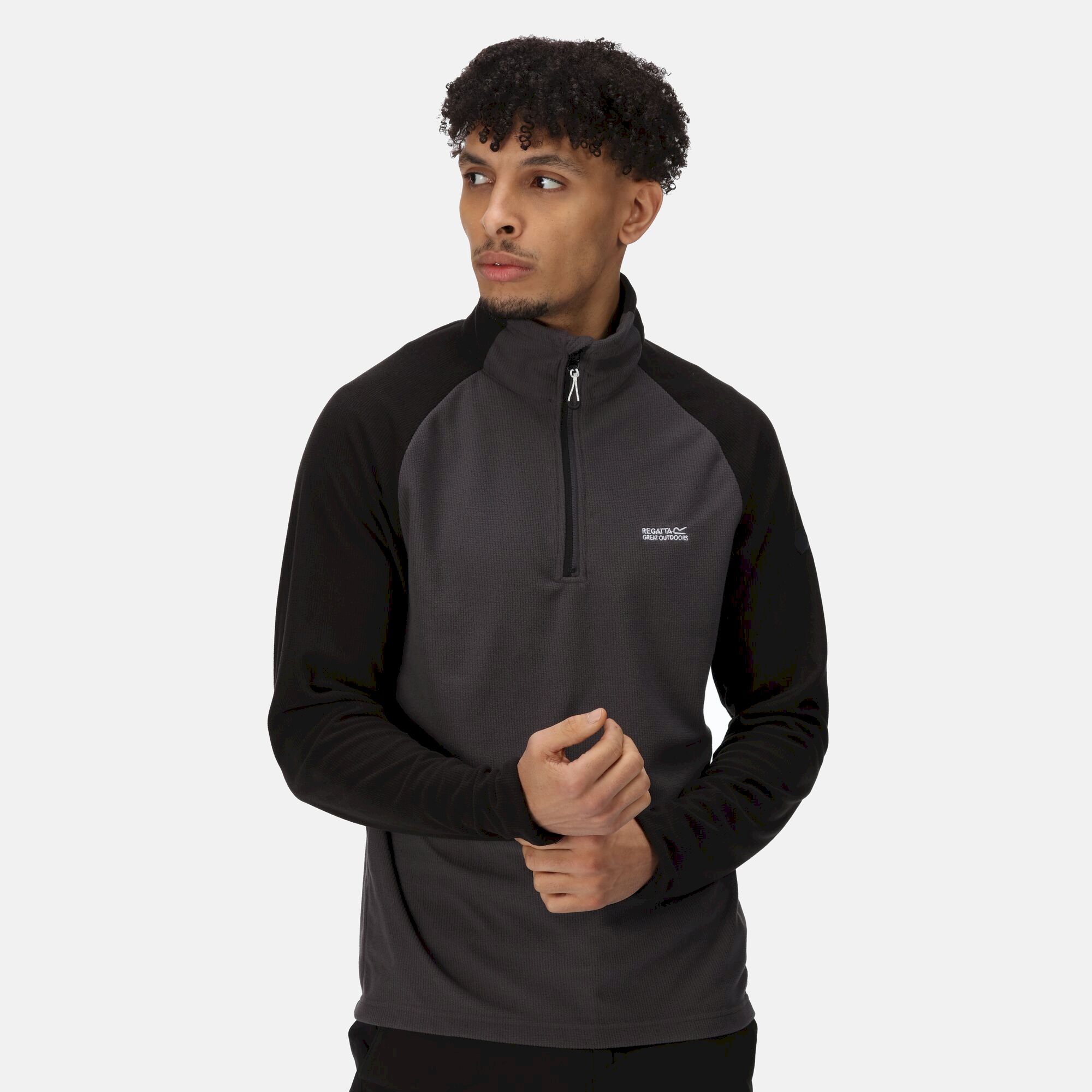 Men's Elson II Lightweight Fleece | Dark Grey Black