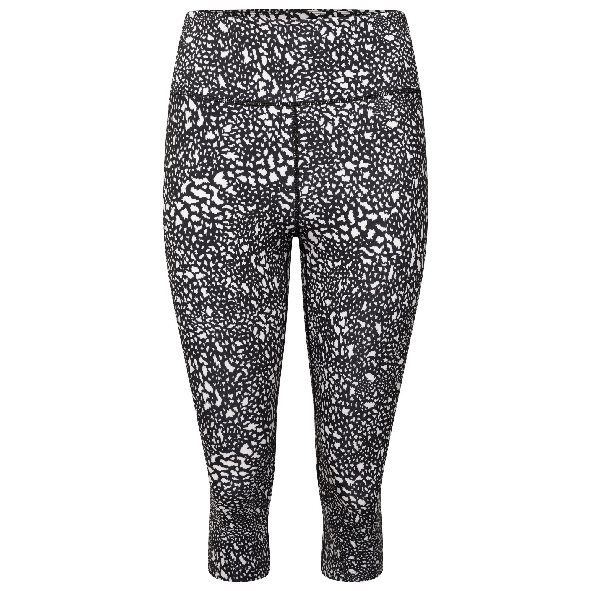 Dare 2b - Women's Influential 3/4 Recycled Leggings | Black White Dot Print