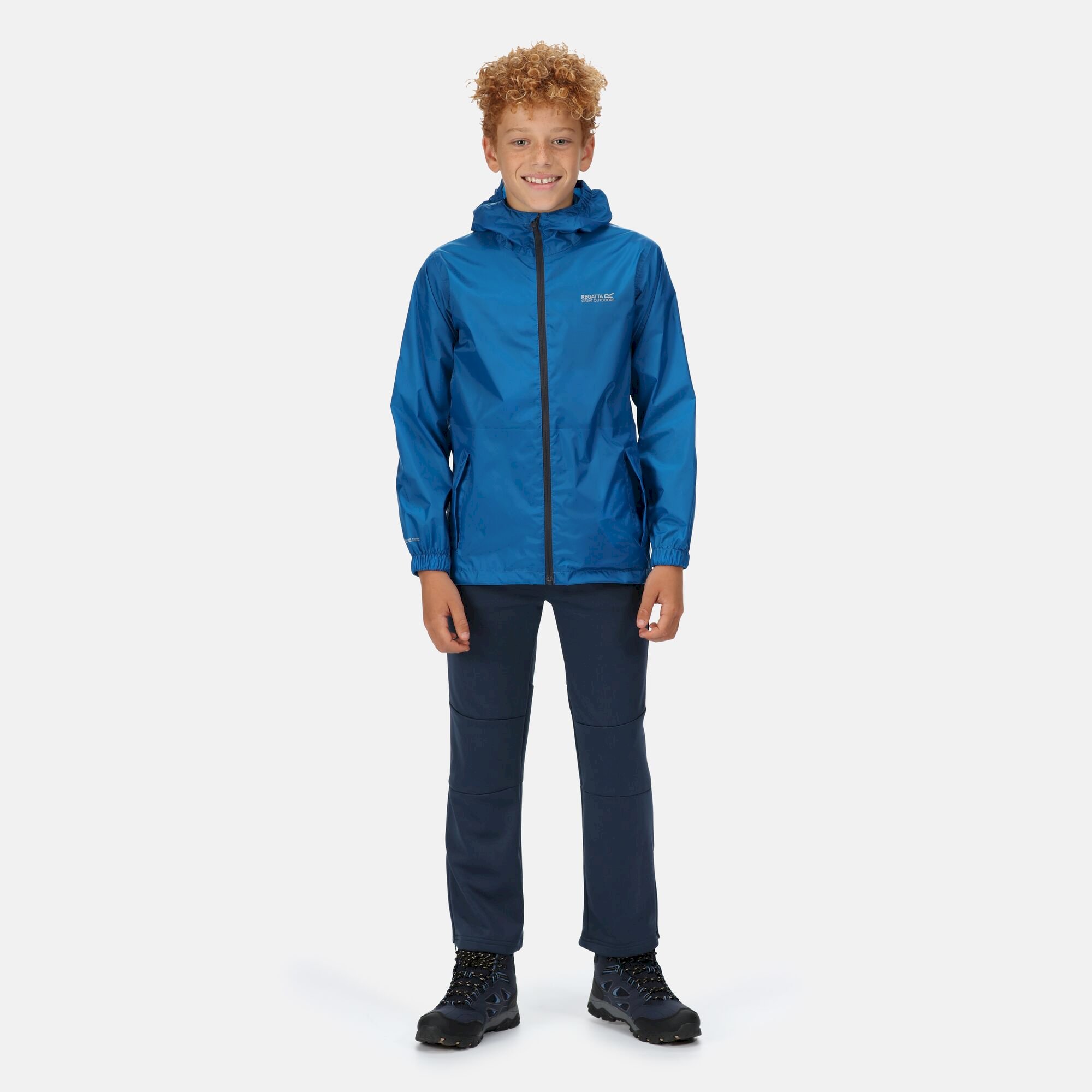 Kids' Pack It Waterproof Packaway Jacket | Imperial Blue