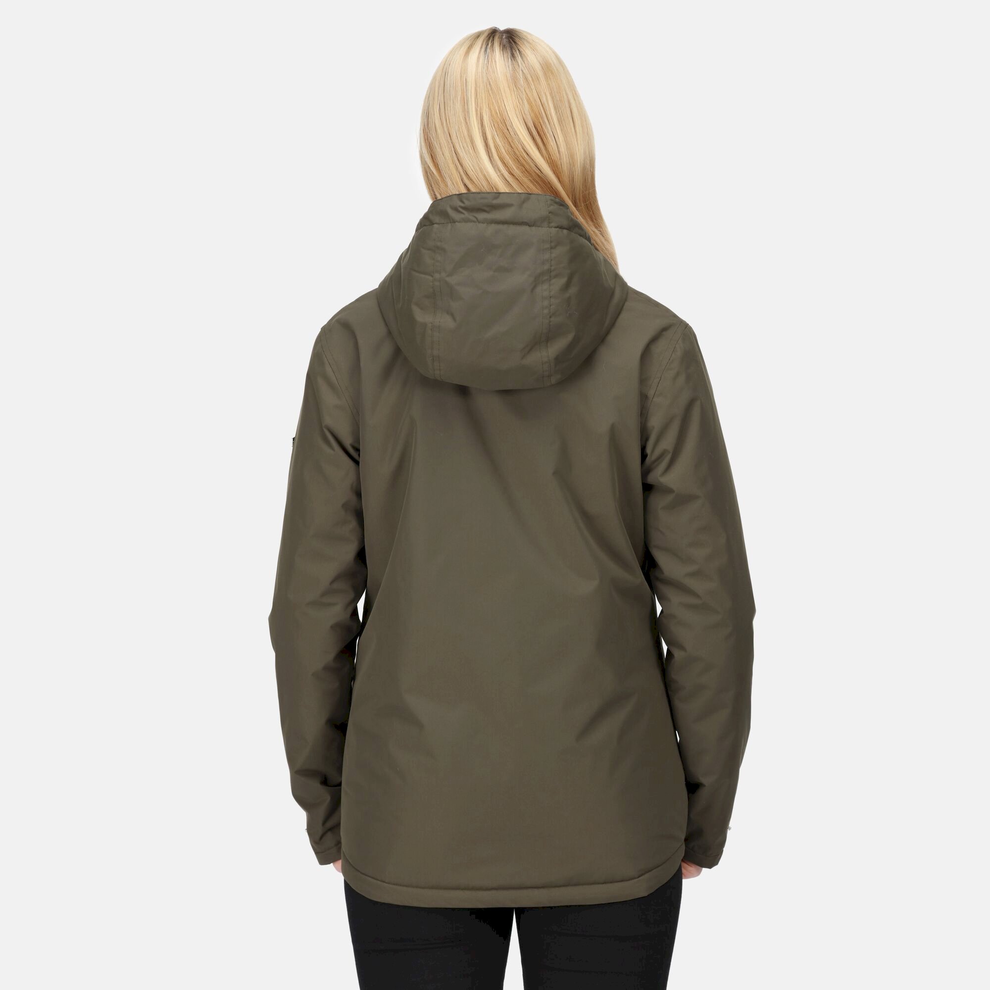 Women's Bria Fur Lined Waterproof Jacket | Dark Khaki