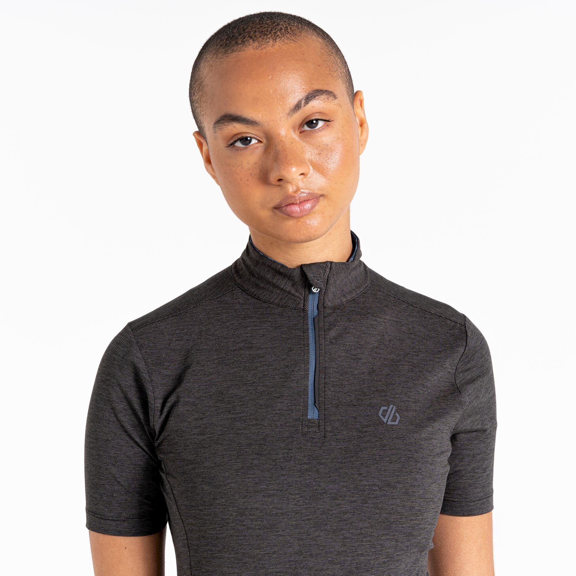 Dare 2b - Women's Pedal Through It Lightweight Jersey | Black Marl