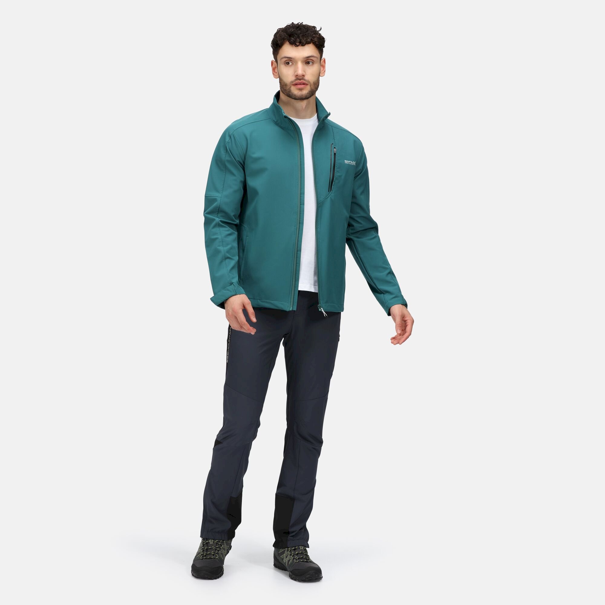Men's Nantfeld Softshell Jacket | Pacific Green