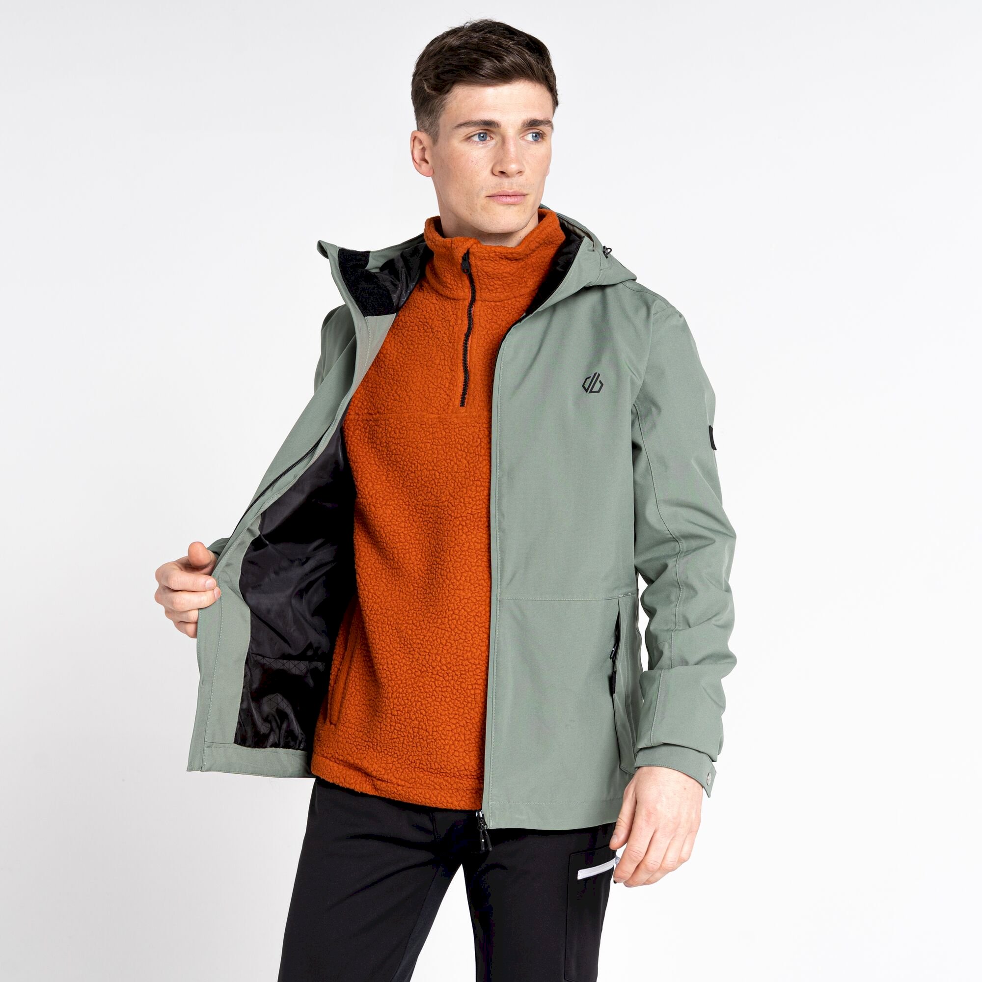 Dare 2b - Men's Stay Ready Recycled Waterproof Jacket | Agave Green