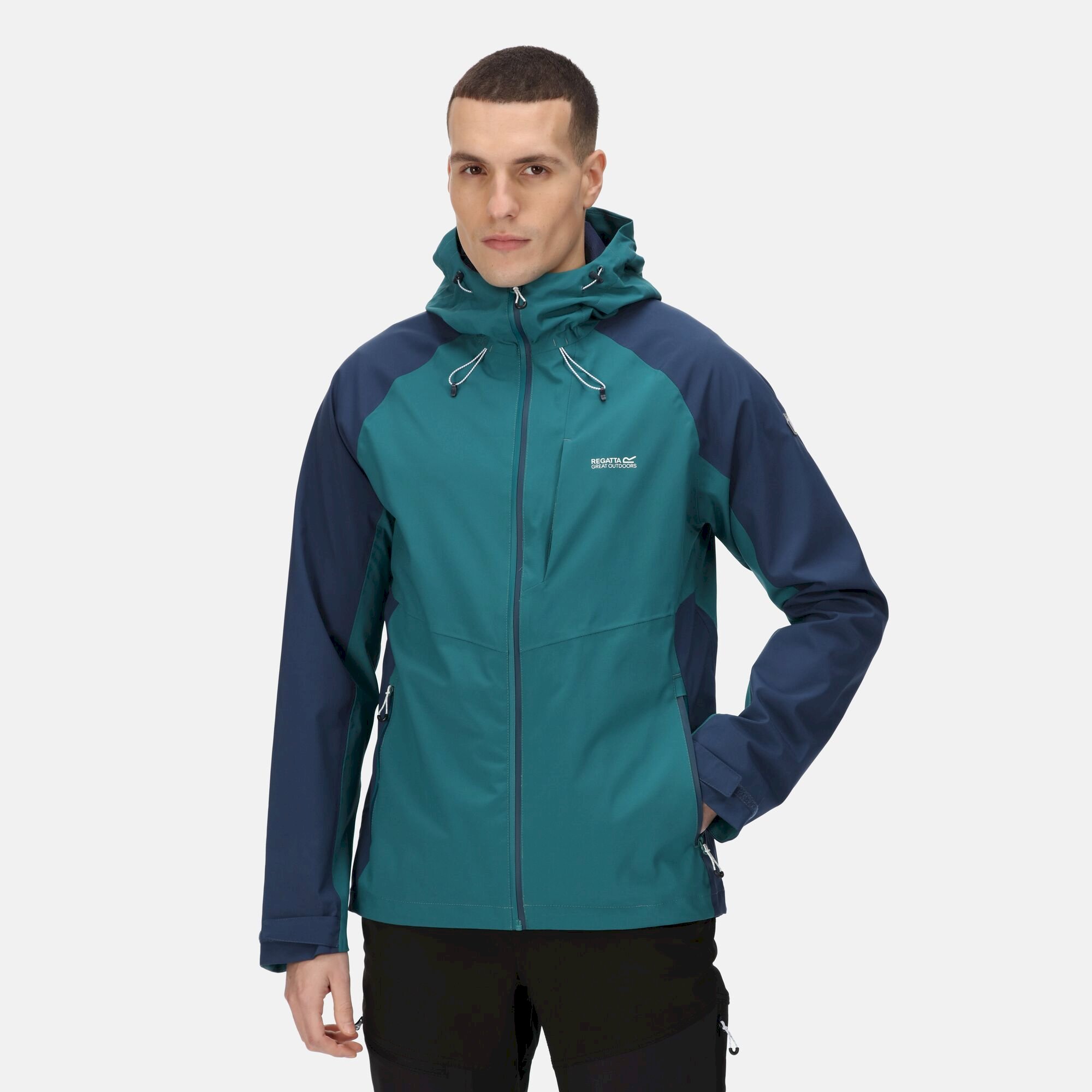 Men's Britedale Waterproof Jacket | Pacific Green Admiral Blue