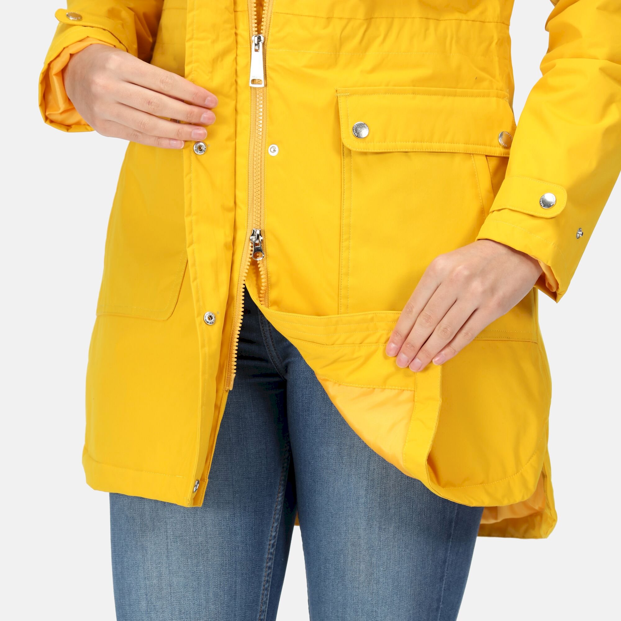 Women's Sabinka Fur Trim Parka Jacket | Sunset