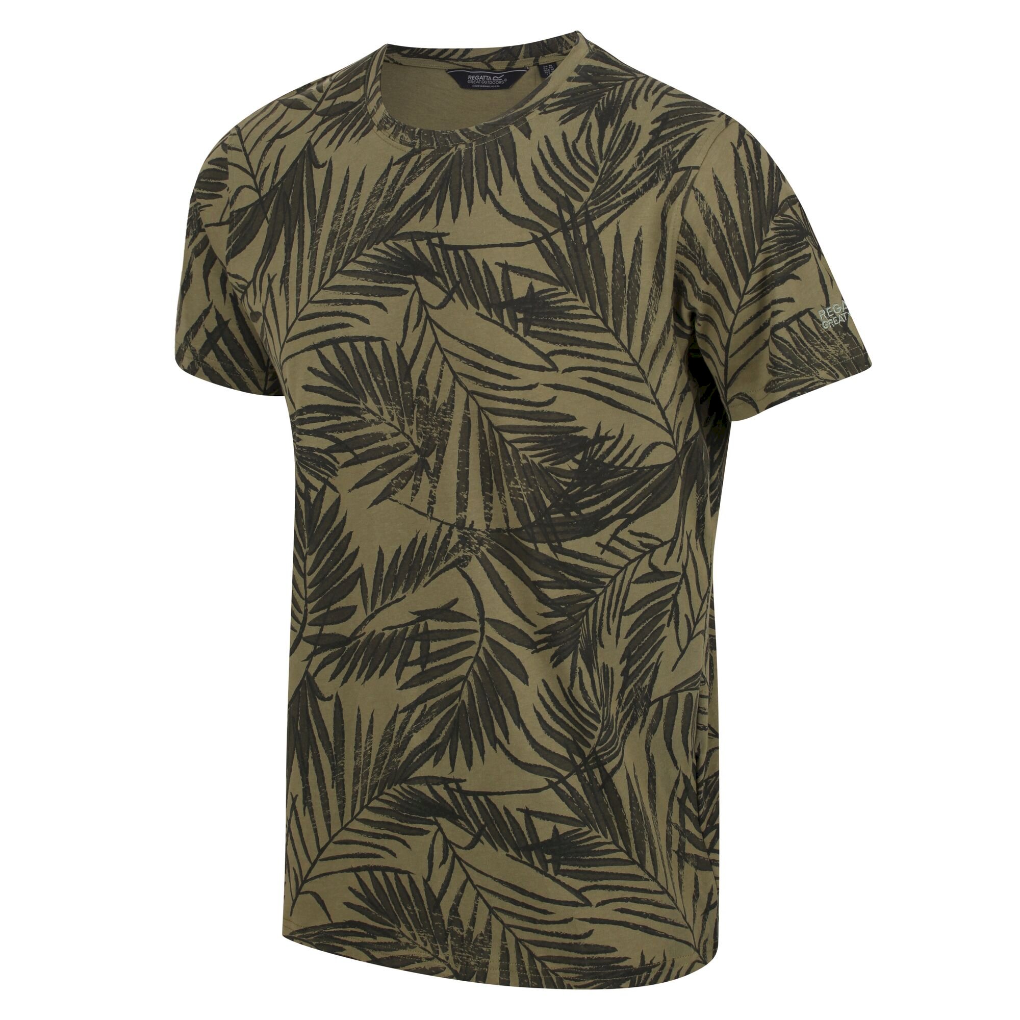 Men's Cline VI Cotton T-Shirt | Capulet Leaf Print