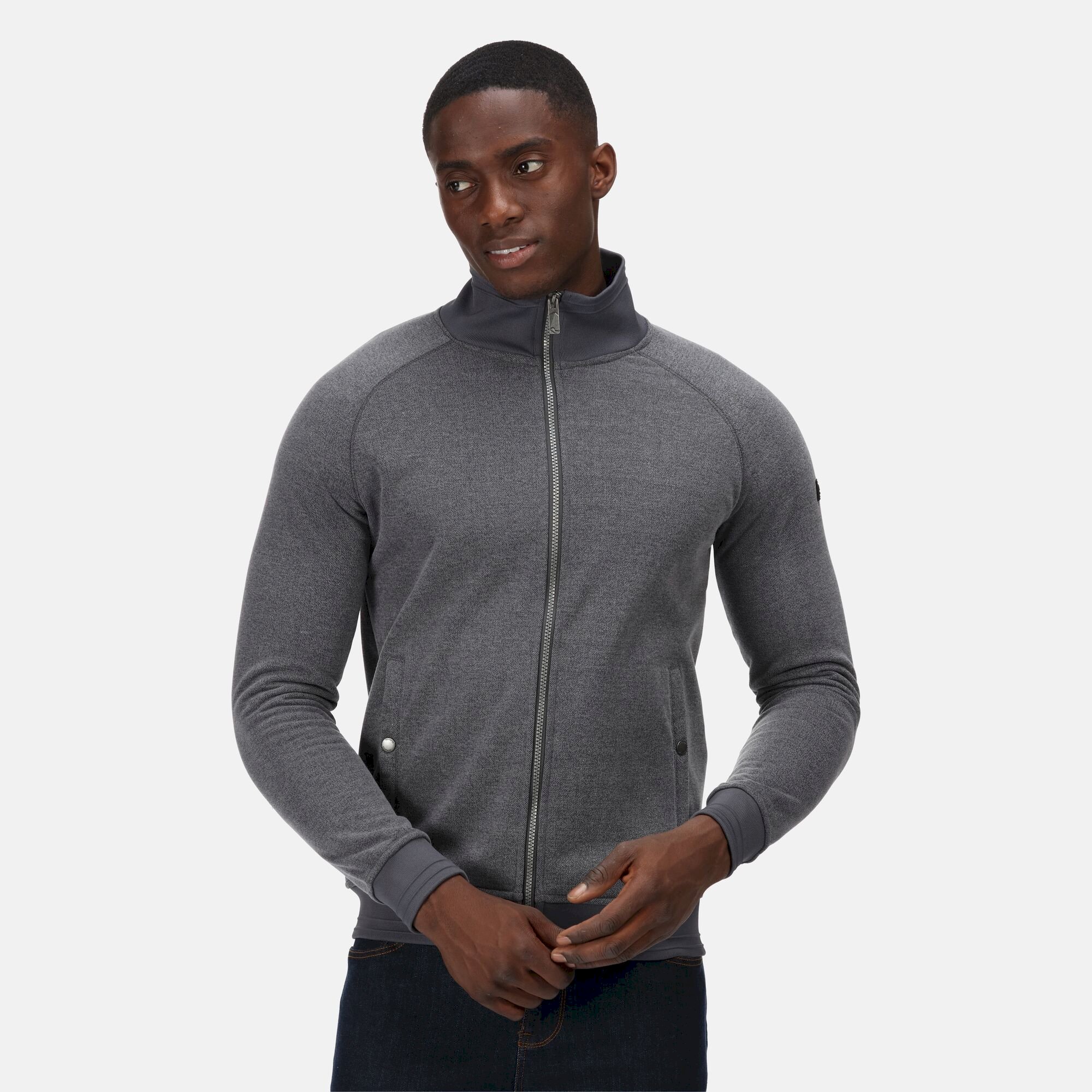 Men's Ivano Full Zip Fleece | India Grey Marl