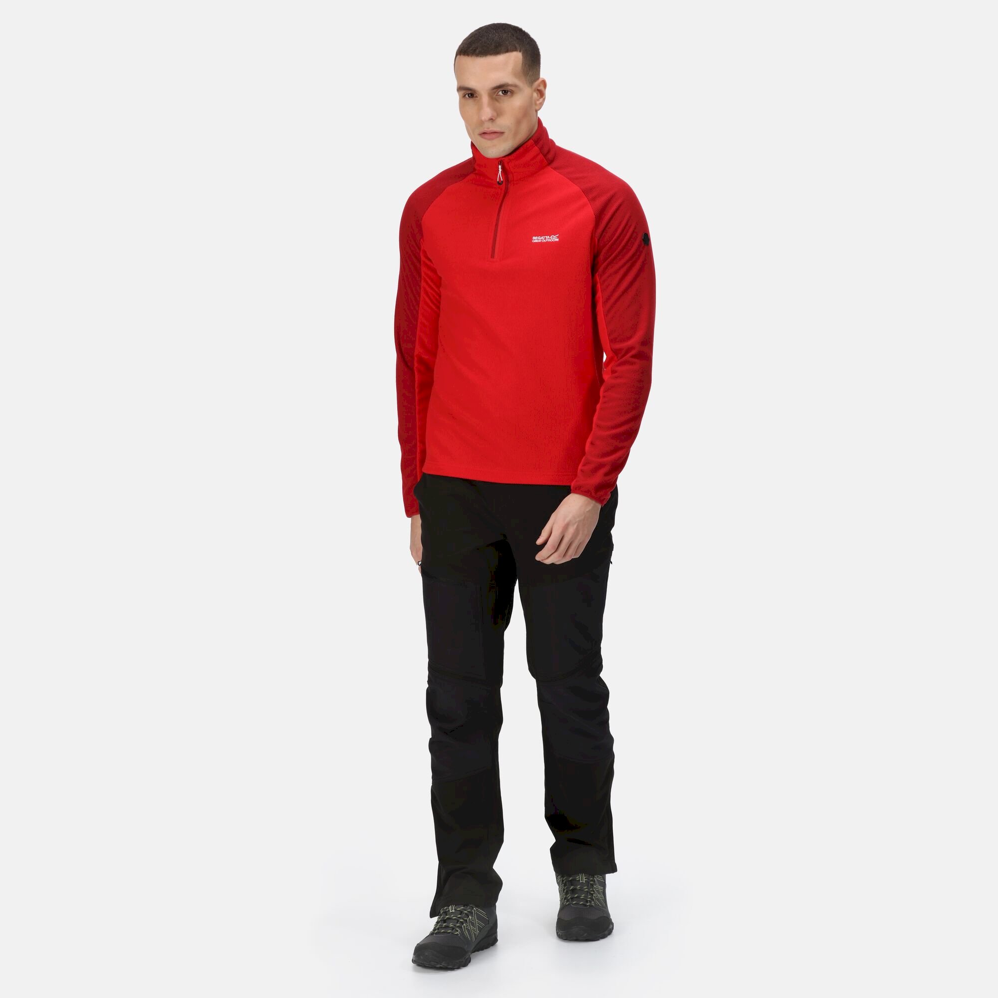 Men's Elson II Lightweight Fleece | Chinese Red Dark Red