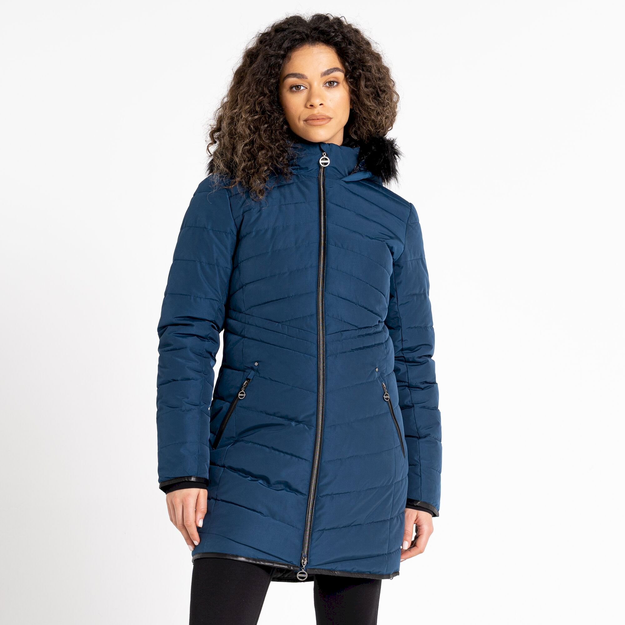Dare 2b - Women's Striking III Longline Padded Jacket | Moonlight Denim