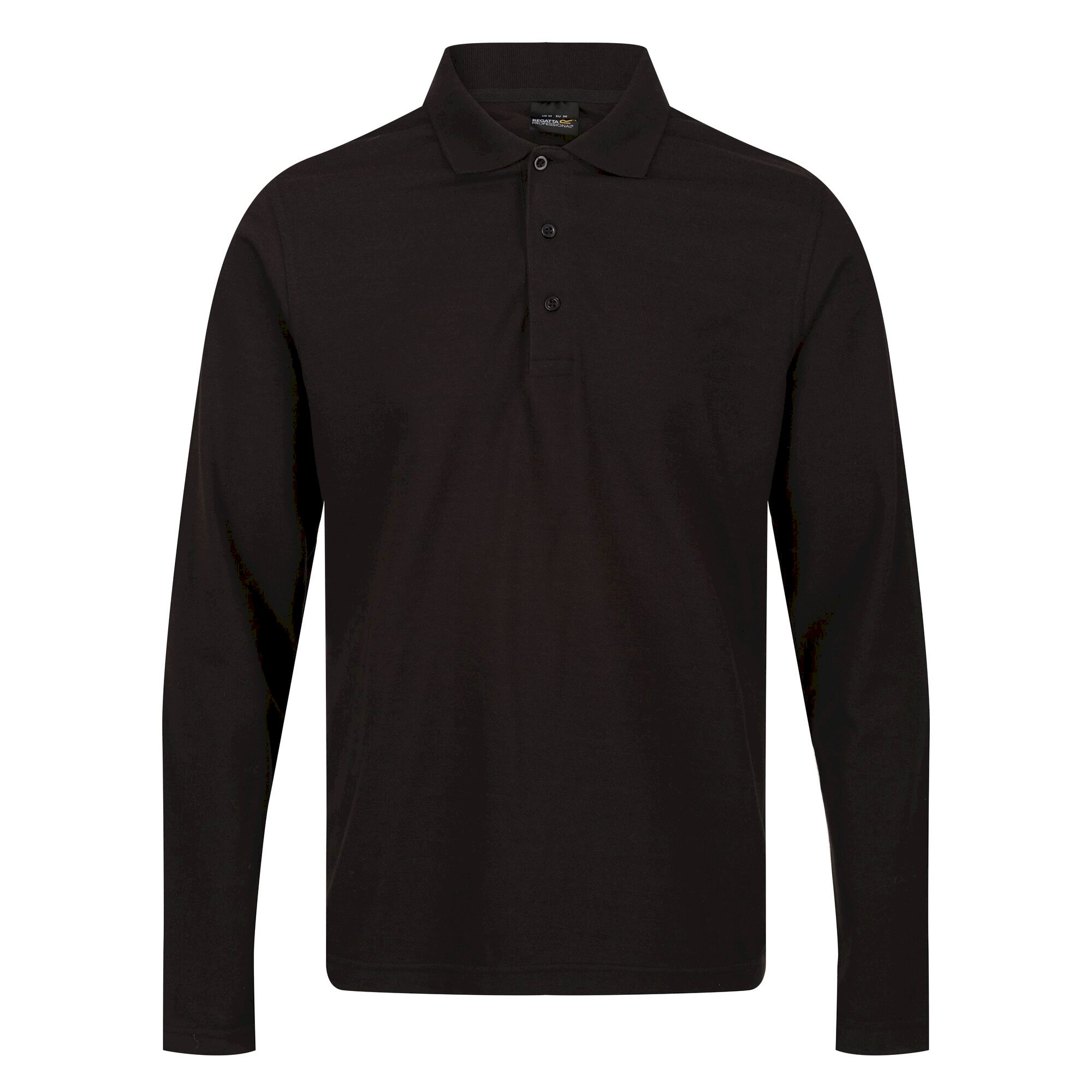 Men's 65/35 LS Polo Top | Black