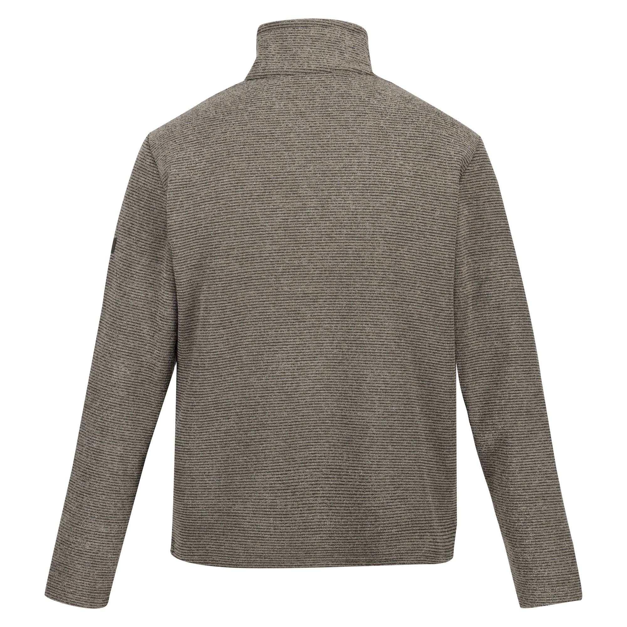 Men's Edley Half Zip Fleece | Dark Khaki Linear