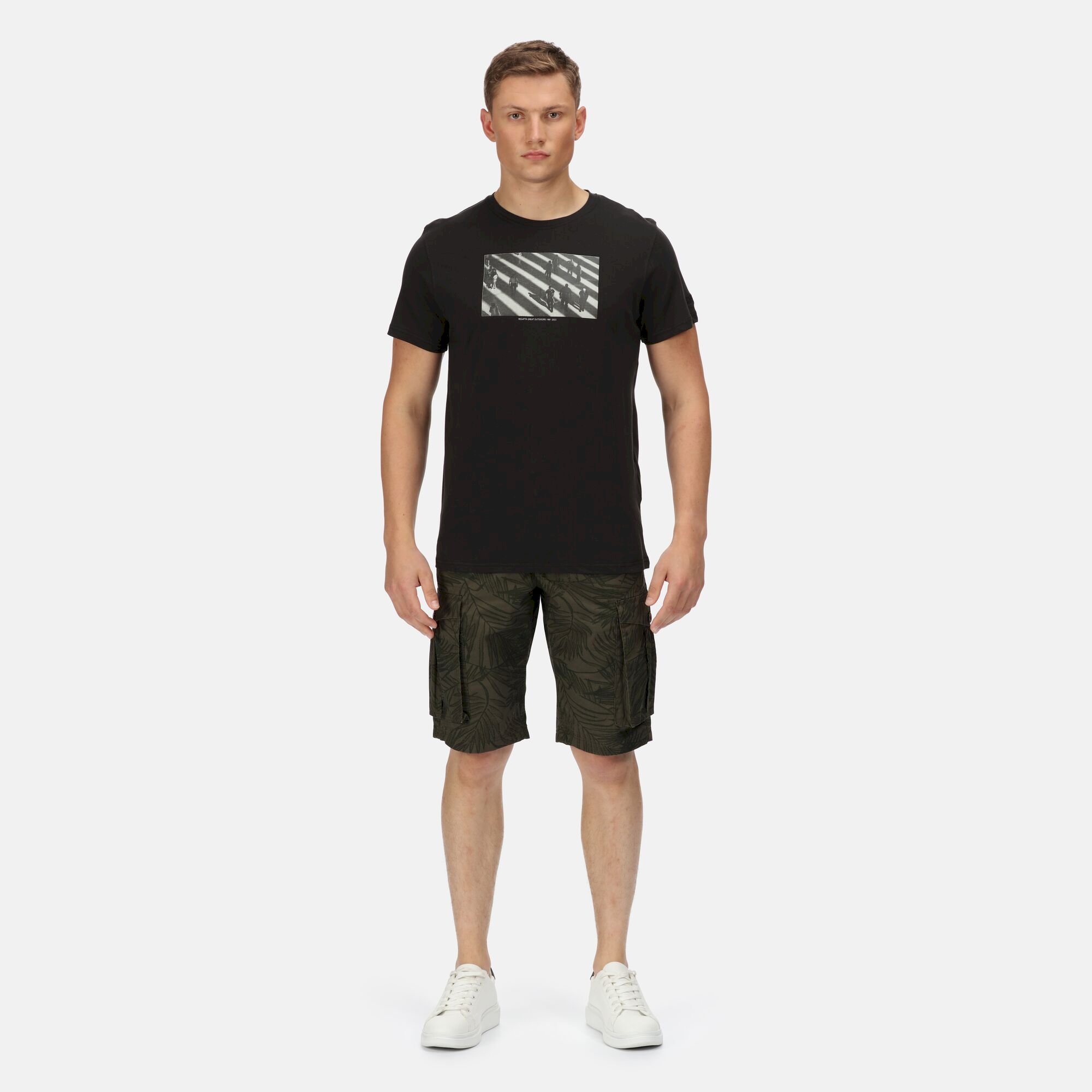 Men's Cline VI Cotton T-Shirt | Black