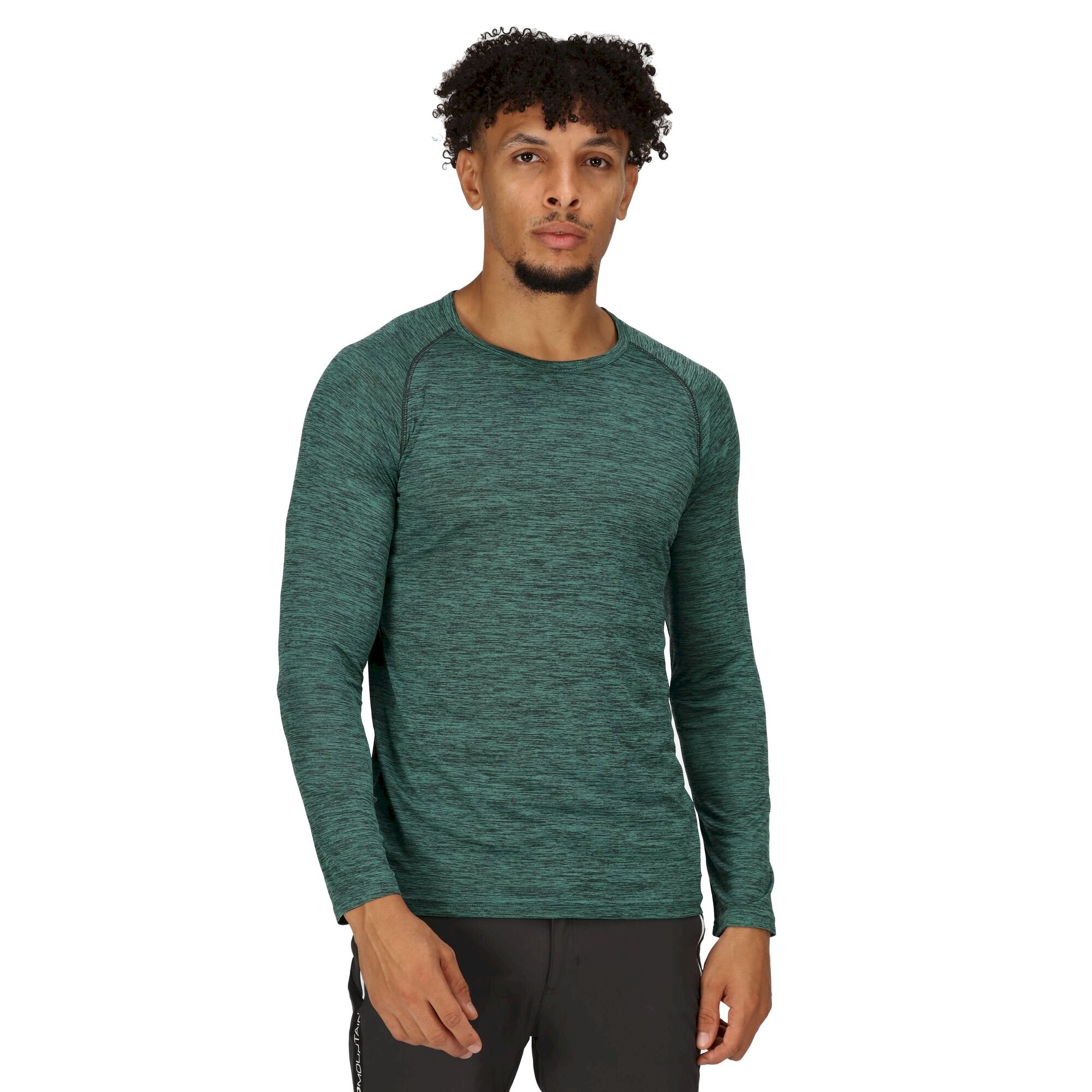 Men's Burlow Long Sleeved T-Shirt | Pacific Green
