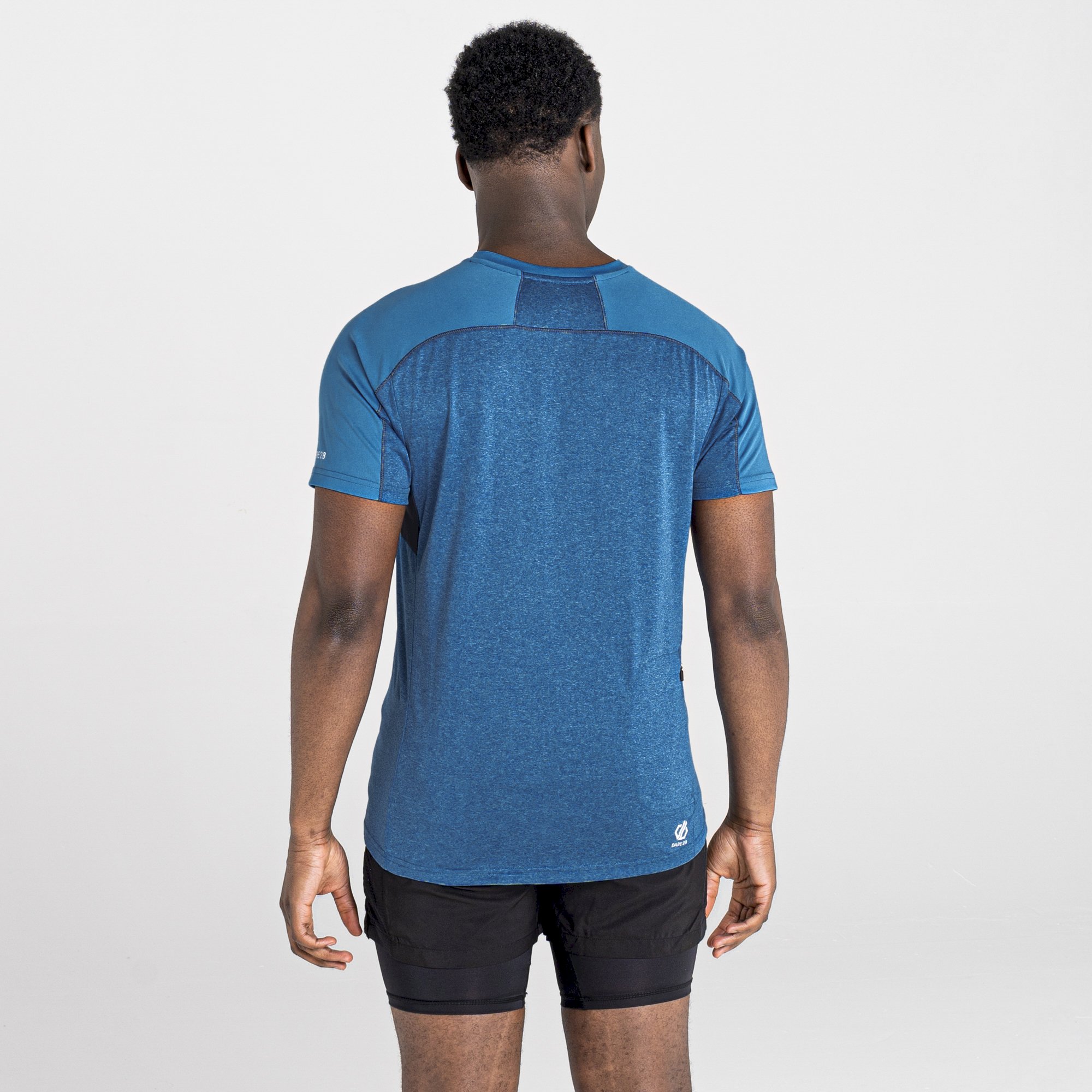 Dare 2b - Men's Aces II Half Zip lightweight Jersey | Petrol Blue Methyl Blue