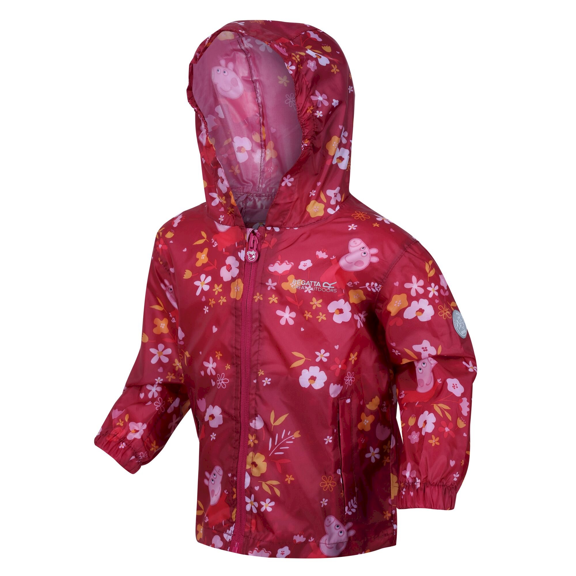 Peppa Pig Waterproof Pack-It Jacket | Berry Pink