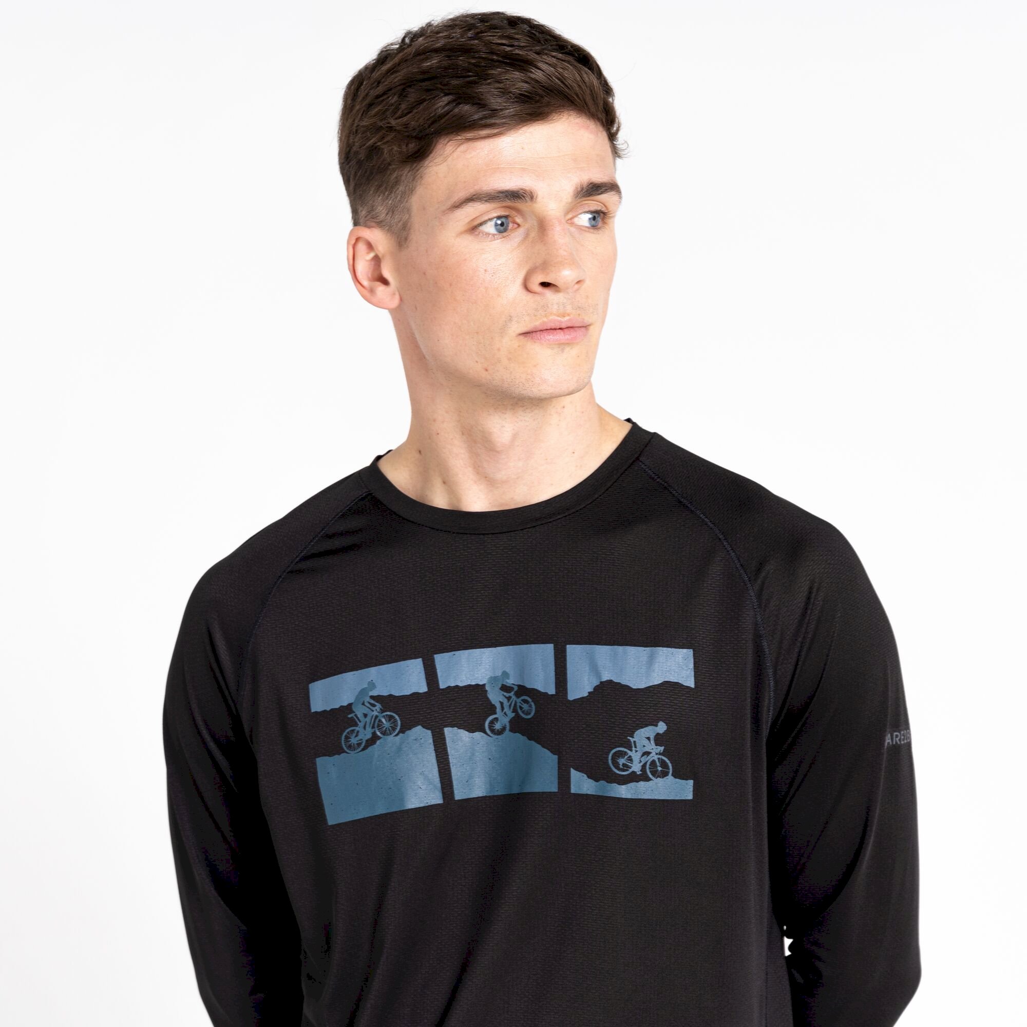 Dare 2b - Men's Righteous II Recycled Long Sleeved Tee | Black