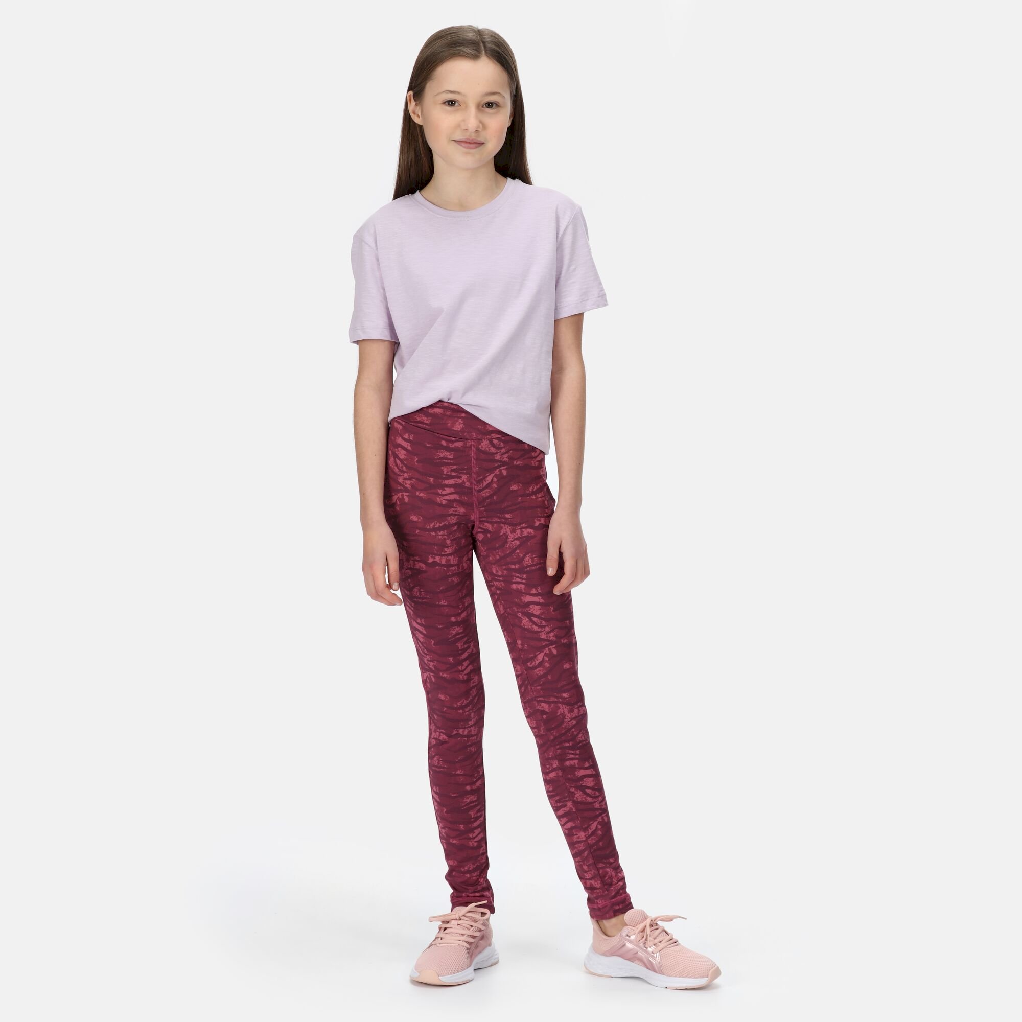 Kids' Barlia Winter Leggings | Violet Print