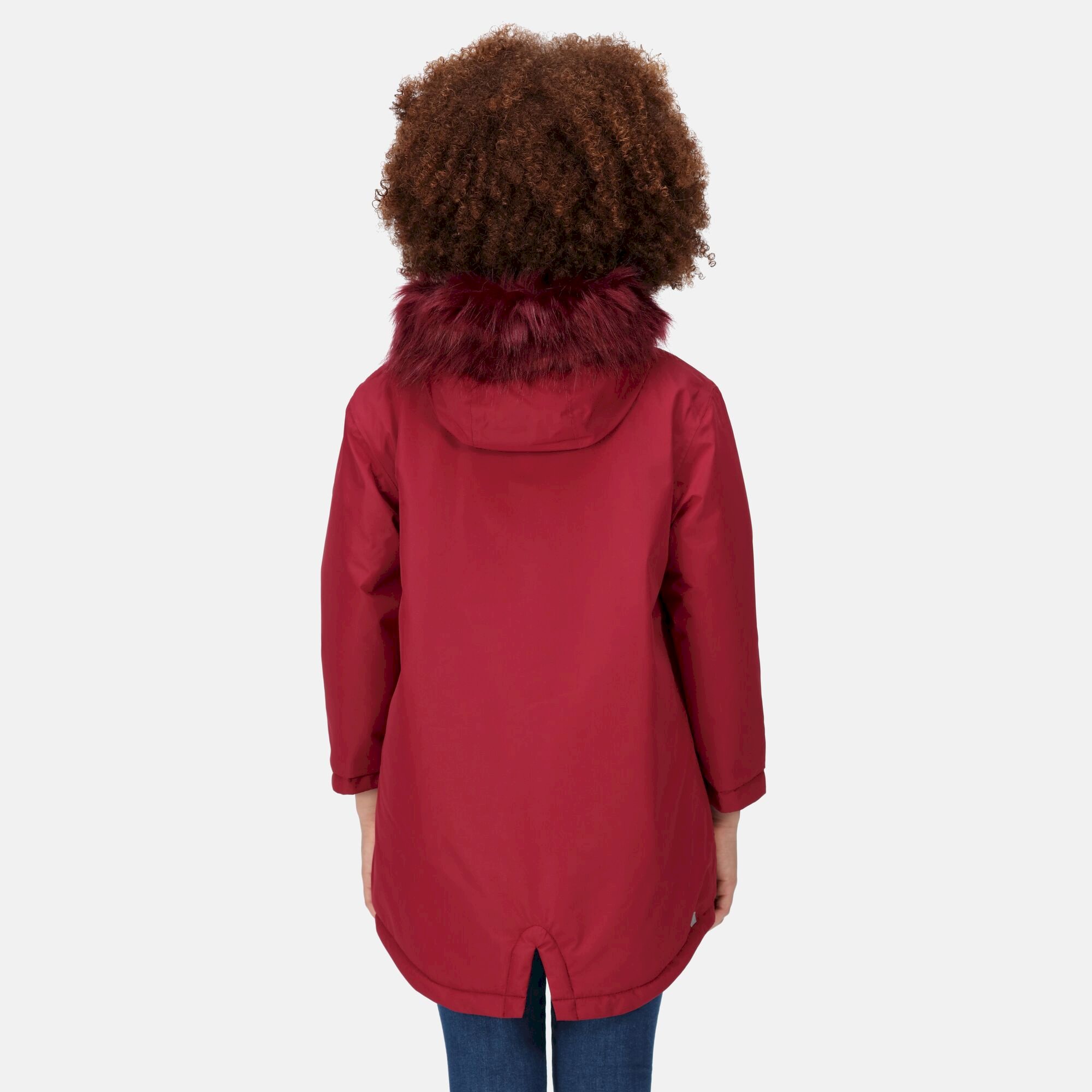 Kids' Adelyn Waterproof Parka Jacket | Dark Pimento