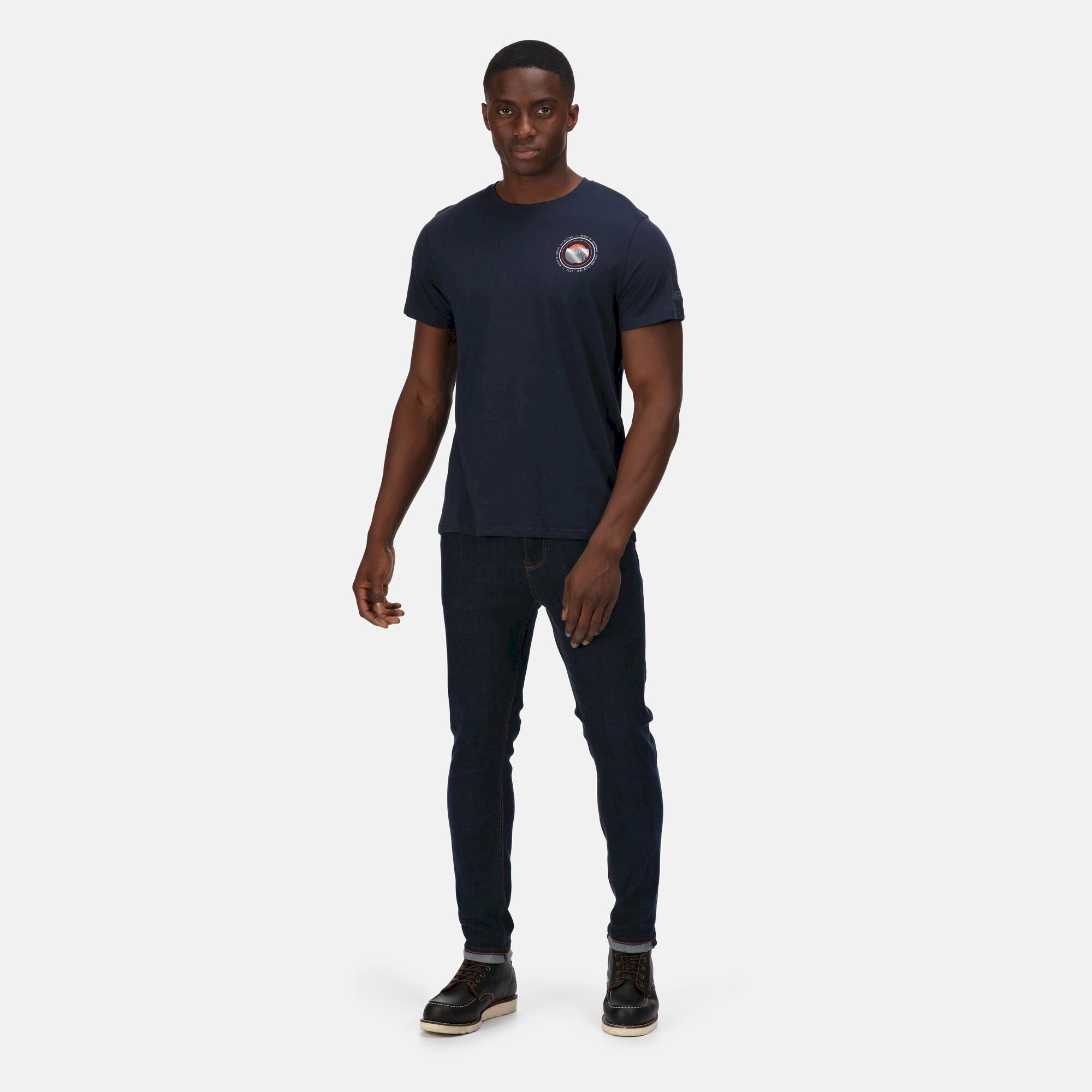 Men's Cline VI Cotton T-Shirt | Navy